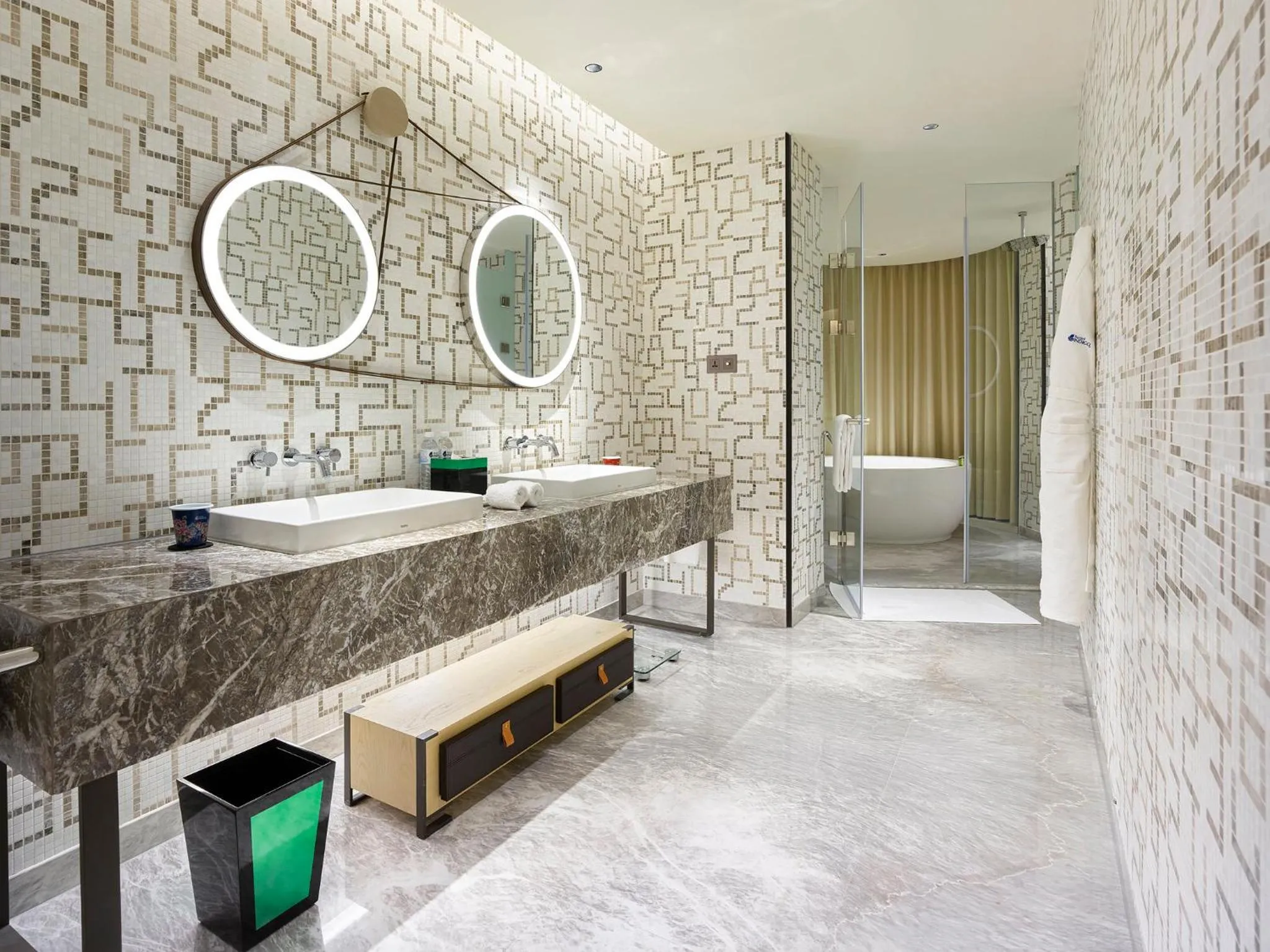 Bathroom in Hotel Indigo Kaohsiung Central Park by IHG