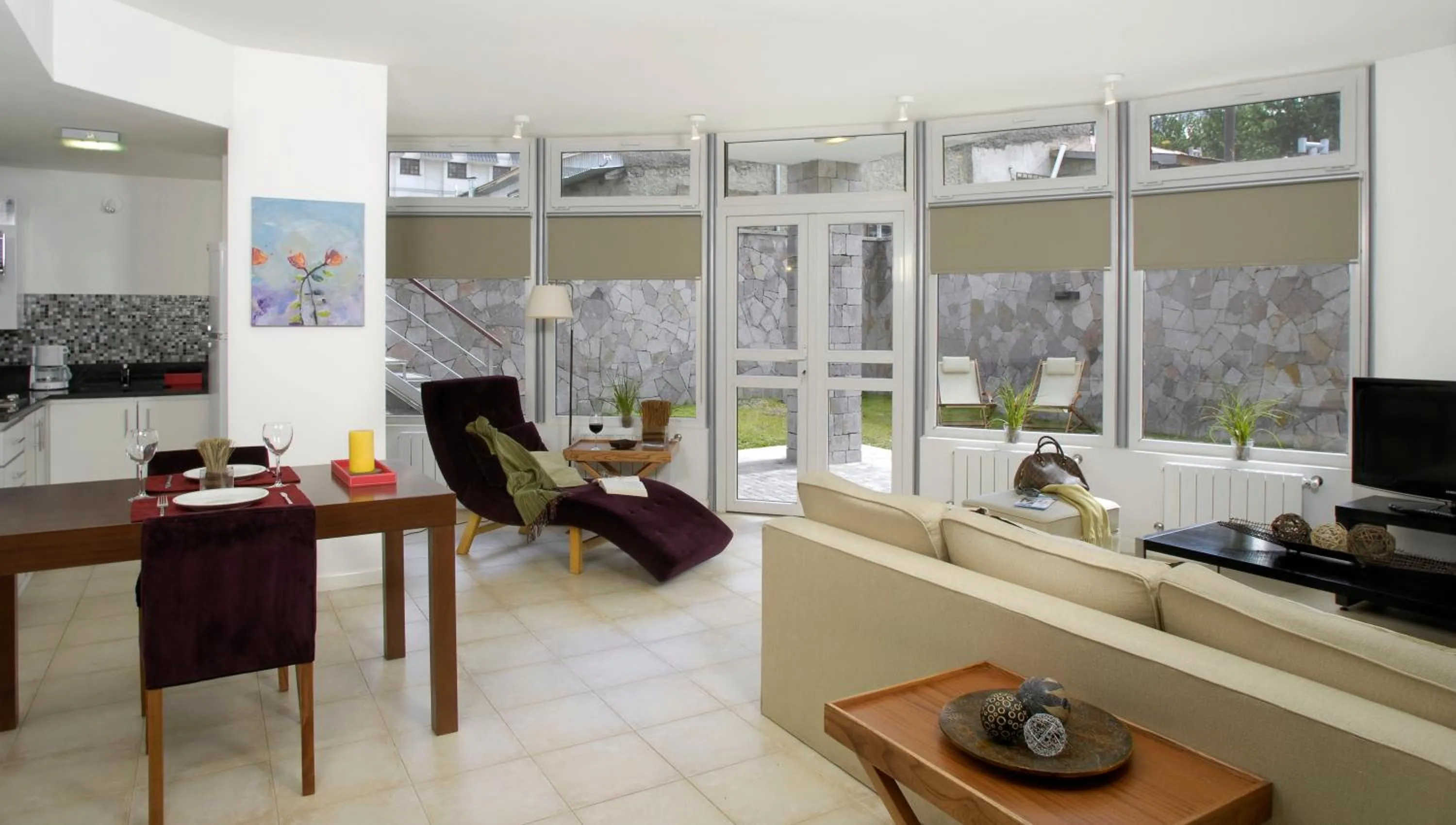 Kitchen or kitchenette in Cilene del Faro Suites & Spa