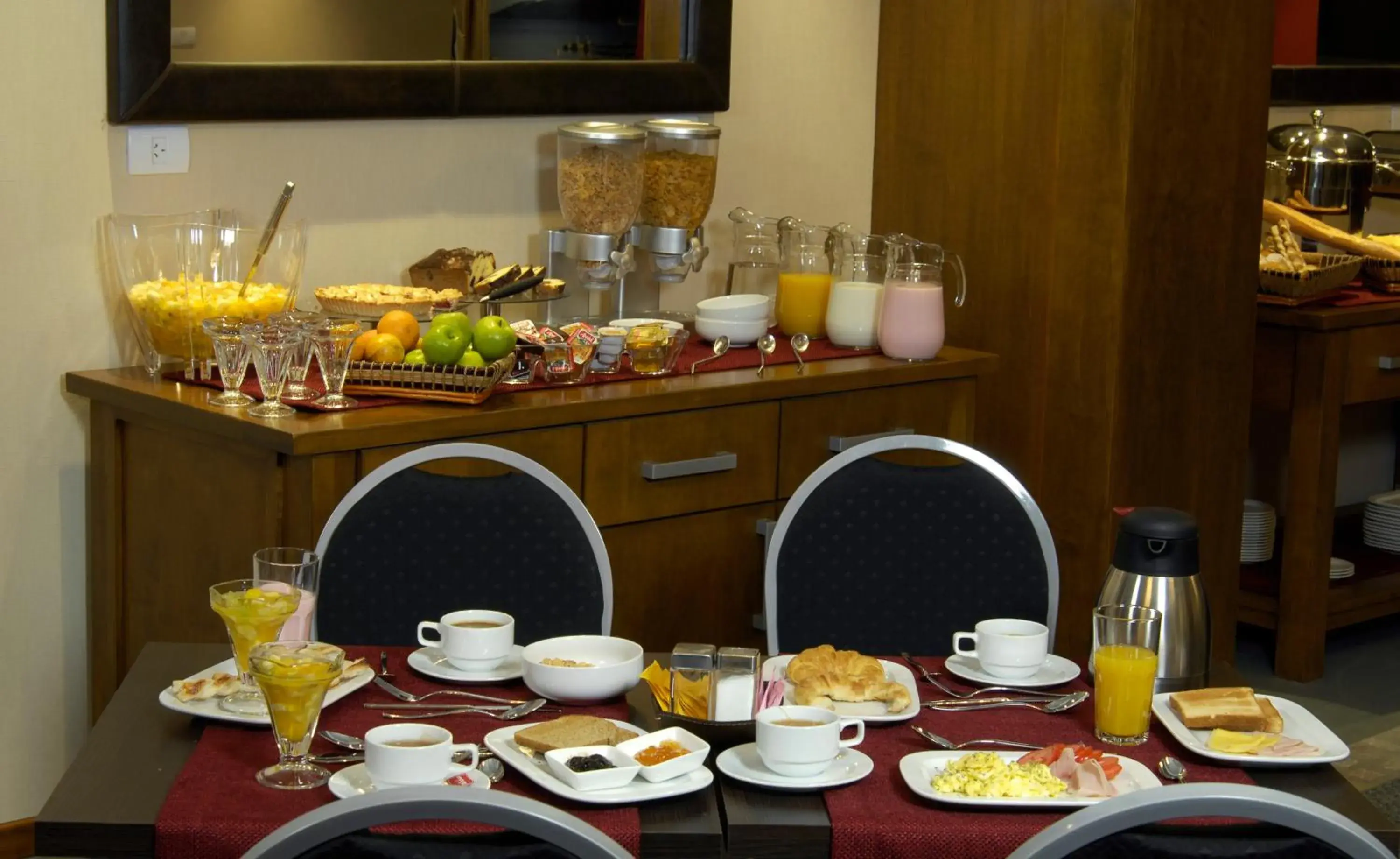 Buffet breakfast in Cilene del Faro Suites & Spa Buffet breakfast in Cilene del Faro Suites & Spa