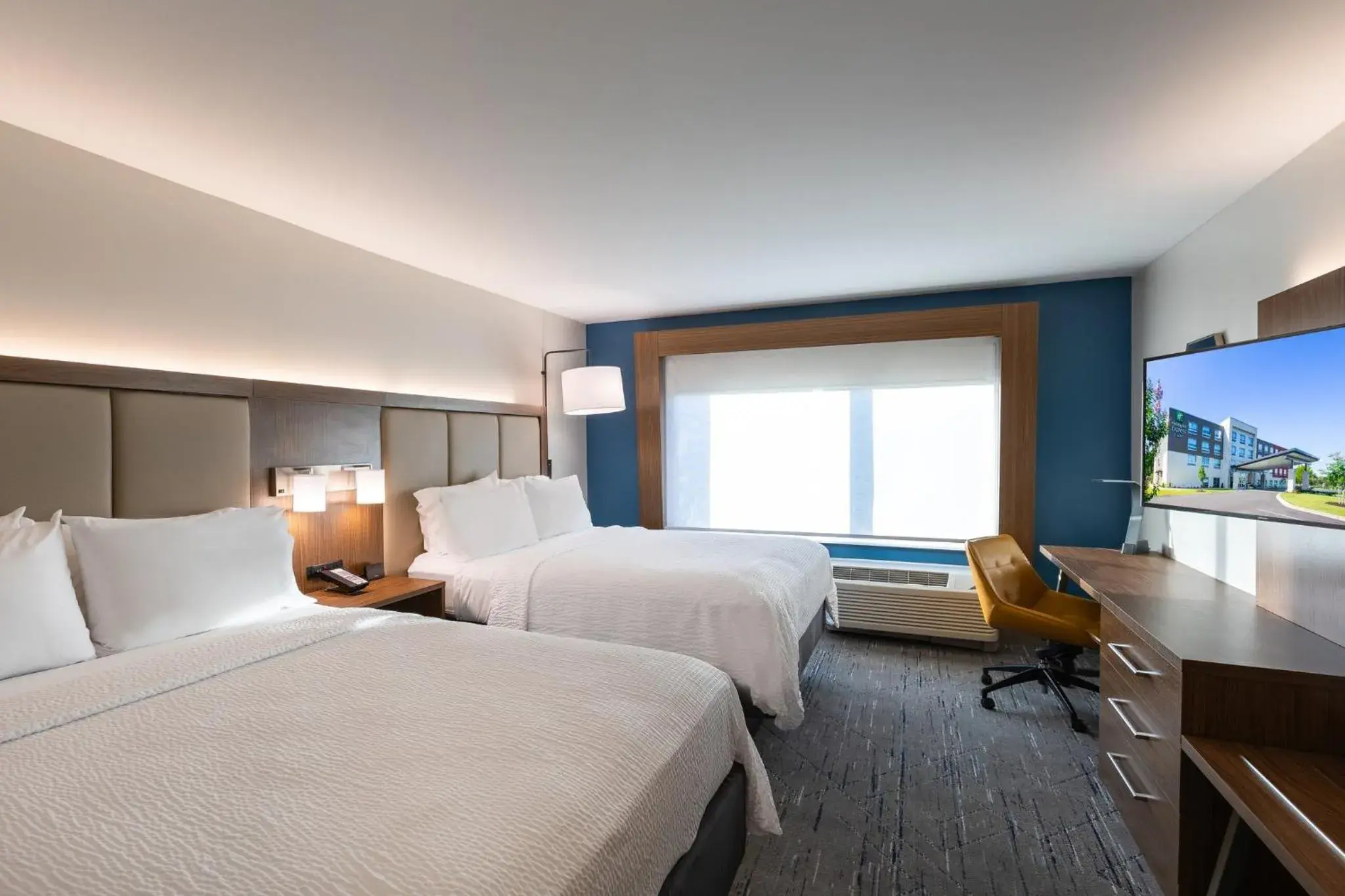 Standard Queen Room with Two Queen Beds - Communications Accessible in Holiday Inn Express & Suites Greenwood Mall by IHG Standard Queen Room with Two Queen Beds - Communications Accessible in Holiday Inn Express & Suites Greenwood Mall by IHG