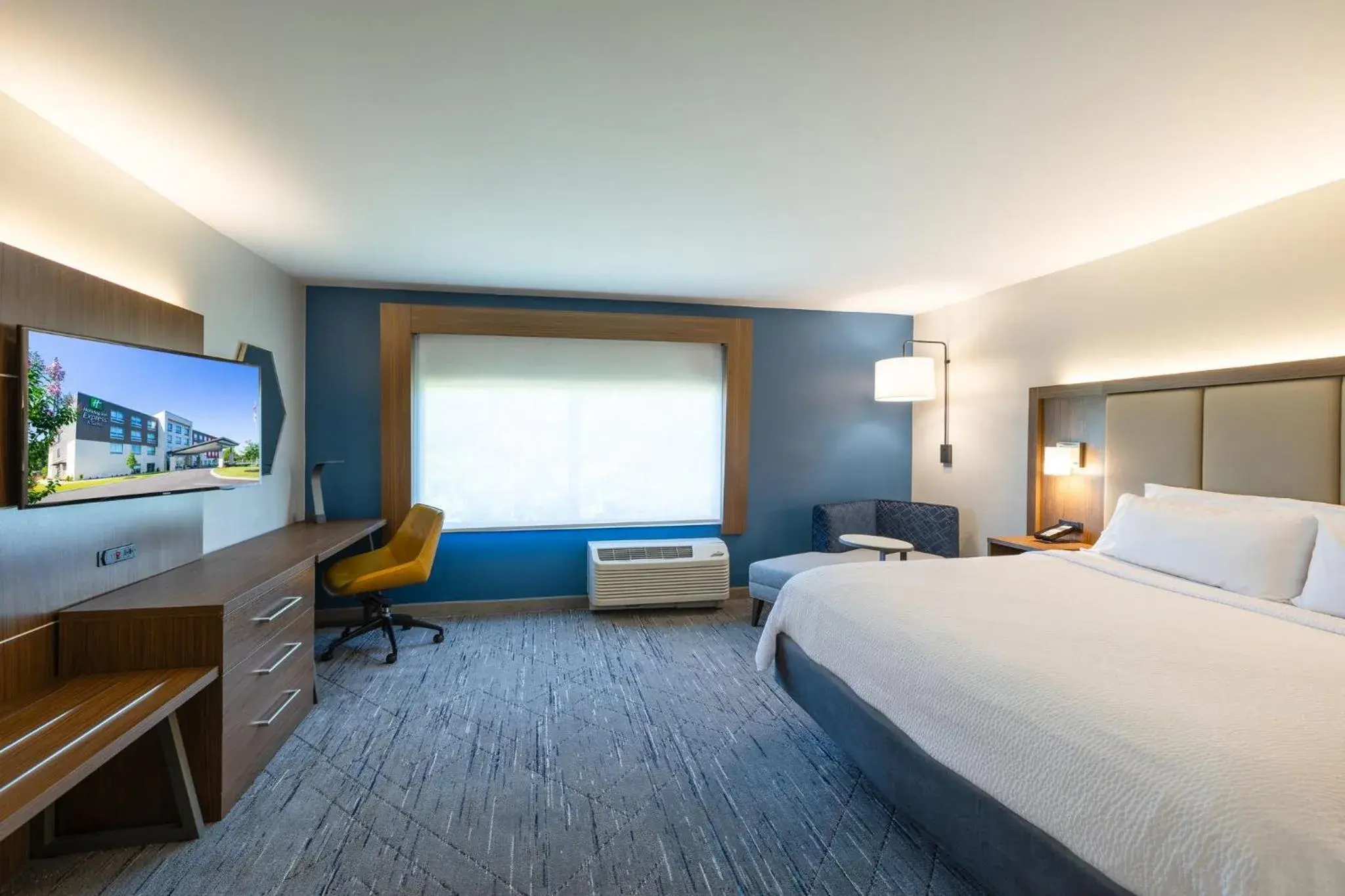 Deluxe King Room with Roll In Shower - Disability Access/Non-Smoking in Holiday Inn Express & Suites Greenwood Mall by IHG Deluxe King Room with Roll In Shower - Disability Access/Non-Smoking in Holiday Inn Express & Suites Greenwood Mall by IHG