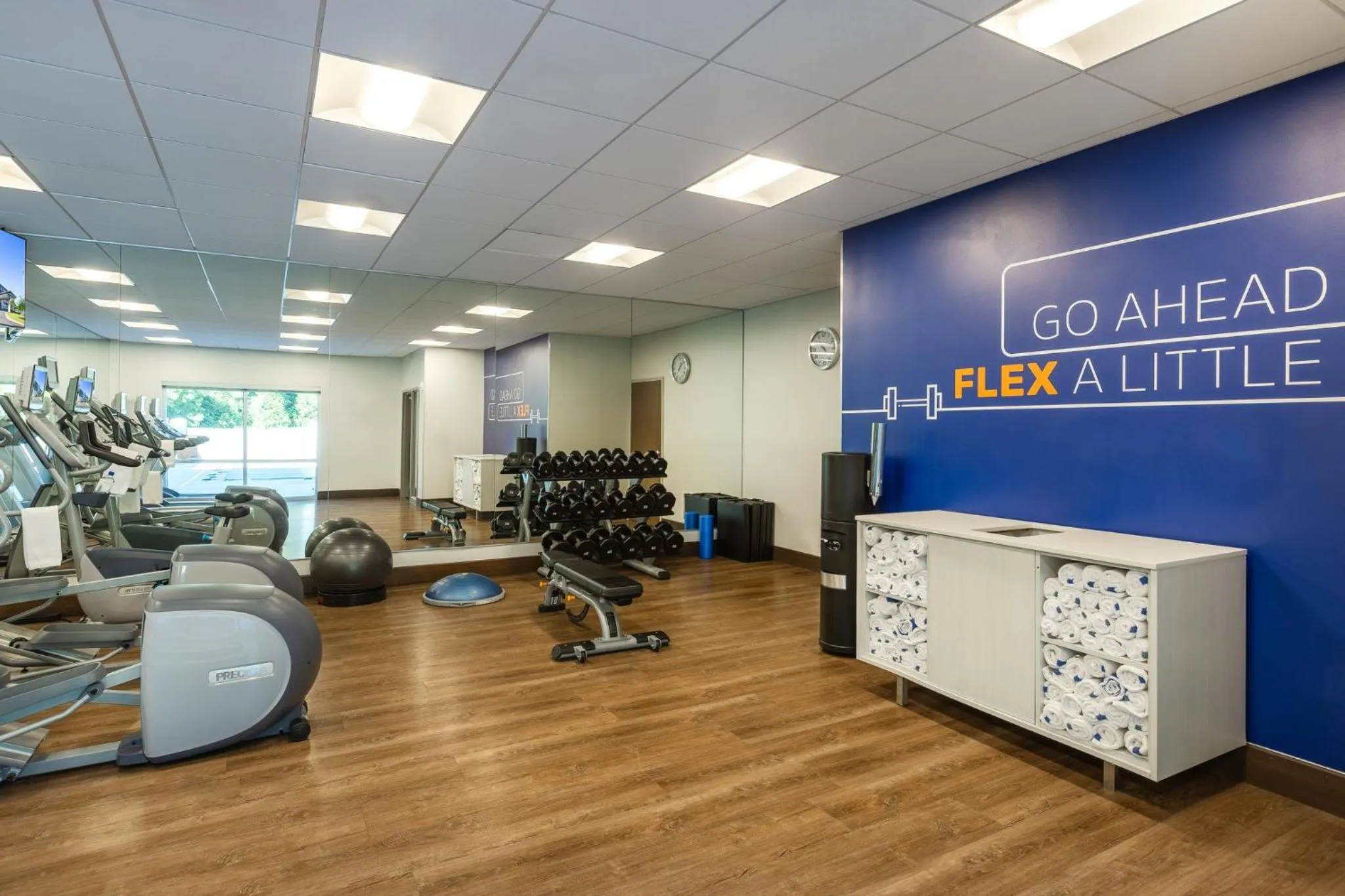 Fitness centre/facilities in Holiday Inn Express & Suites Greenwood Mall by IHG