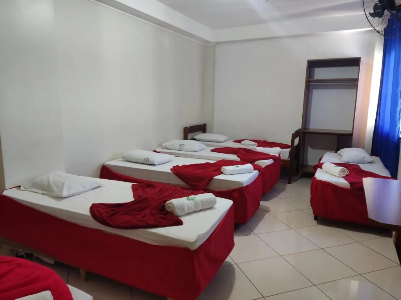 Bed in Hotel São Luiz