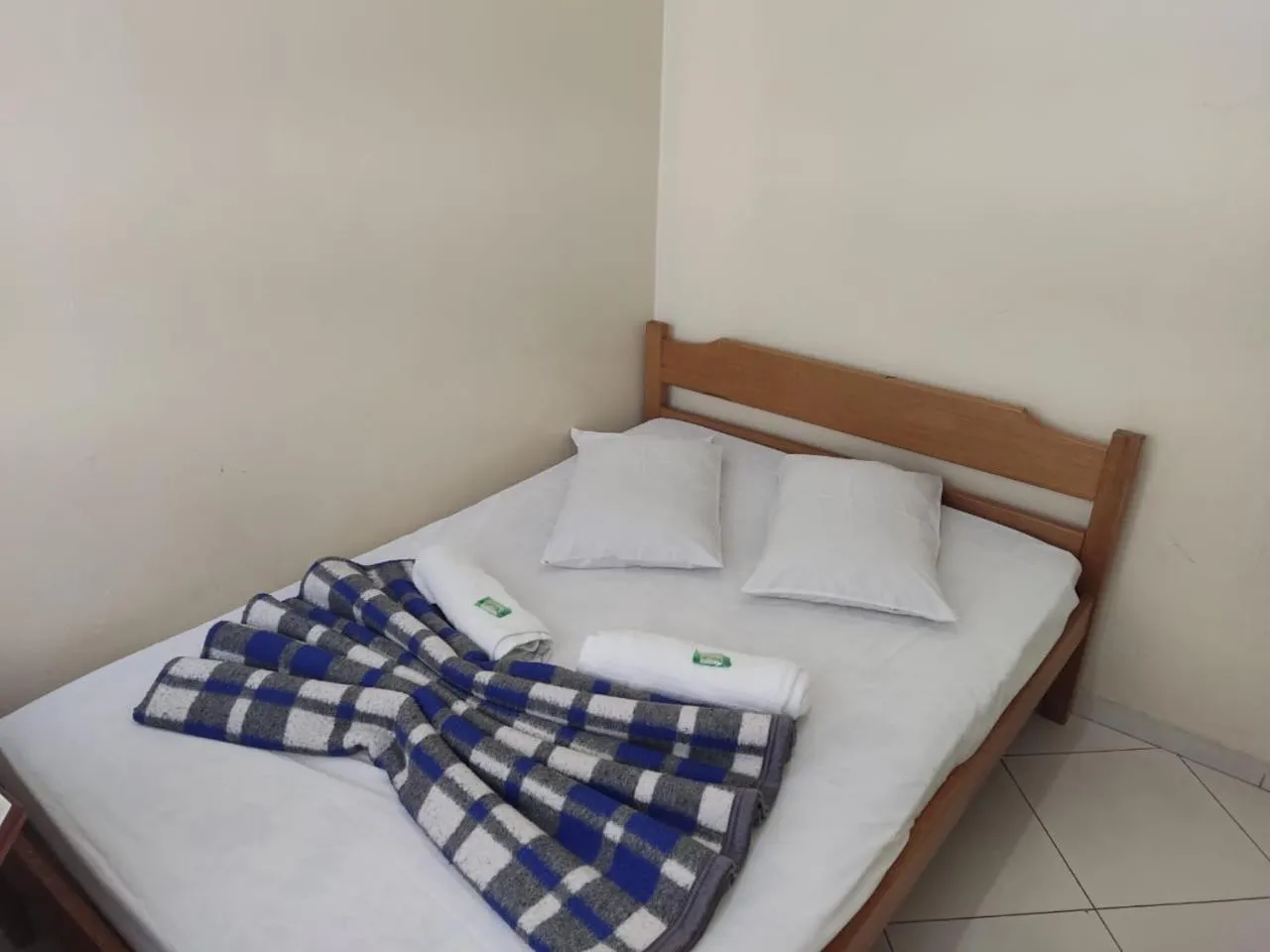 Bed in Hotel São Luiz