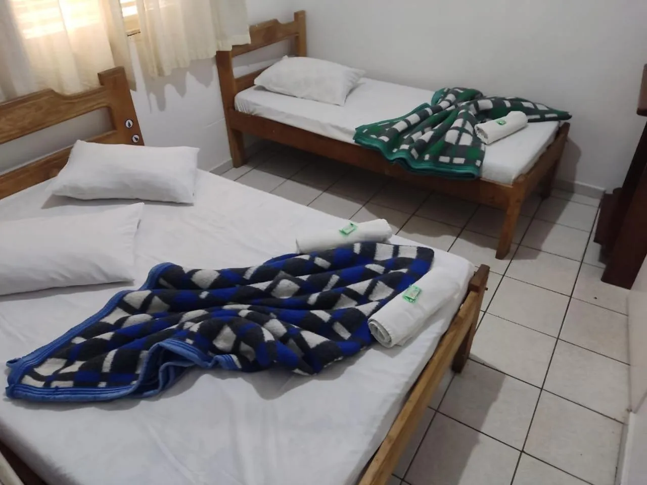 Bed in Hotel São Luiz