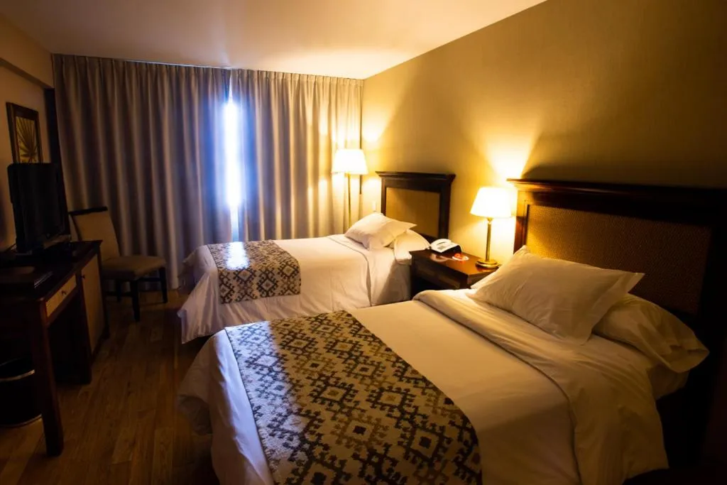 Decorative detail, Bed in Cacique Inacayal Lake Hotel & Spa