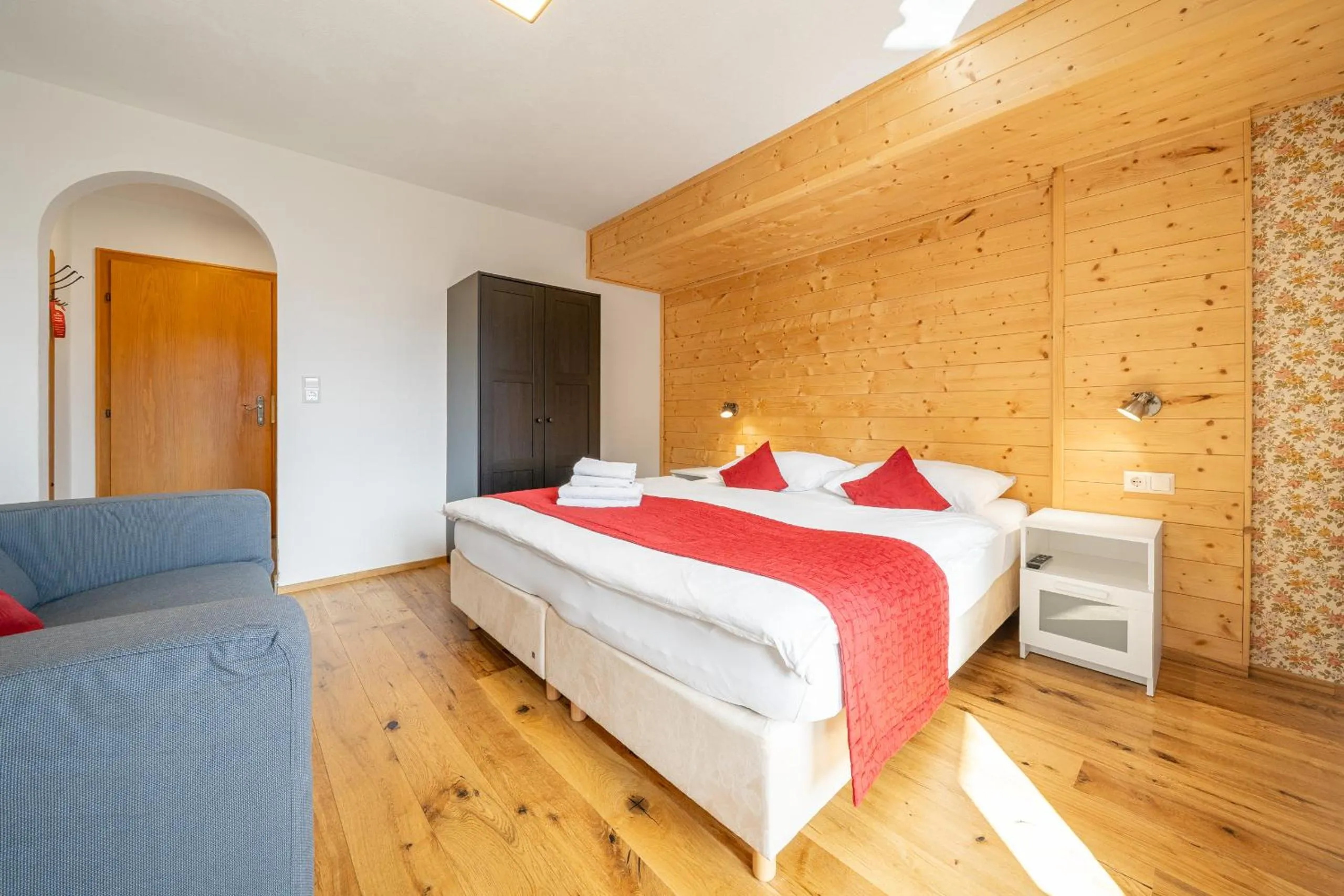 Bedroom, Bed in Pension Hofweyer