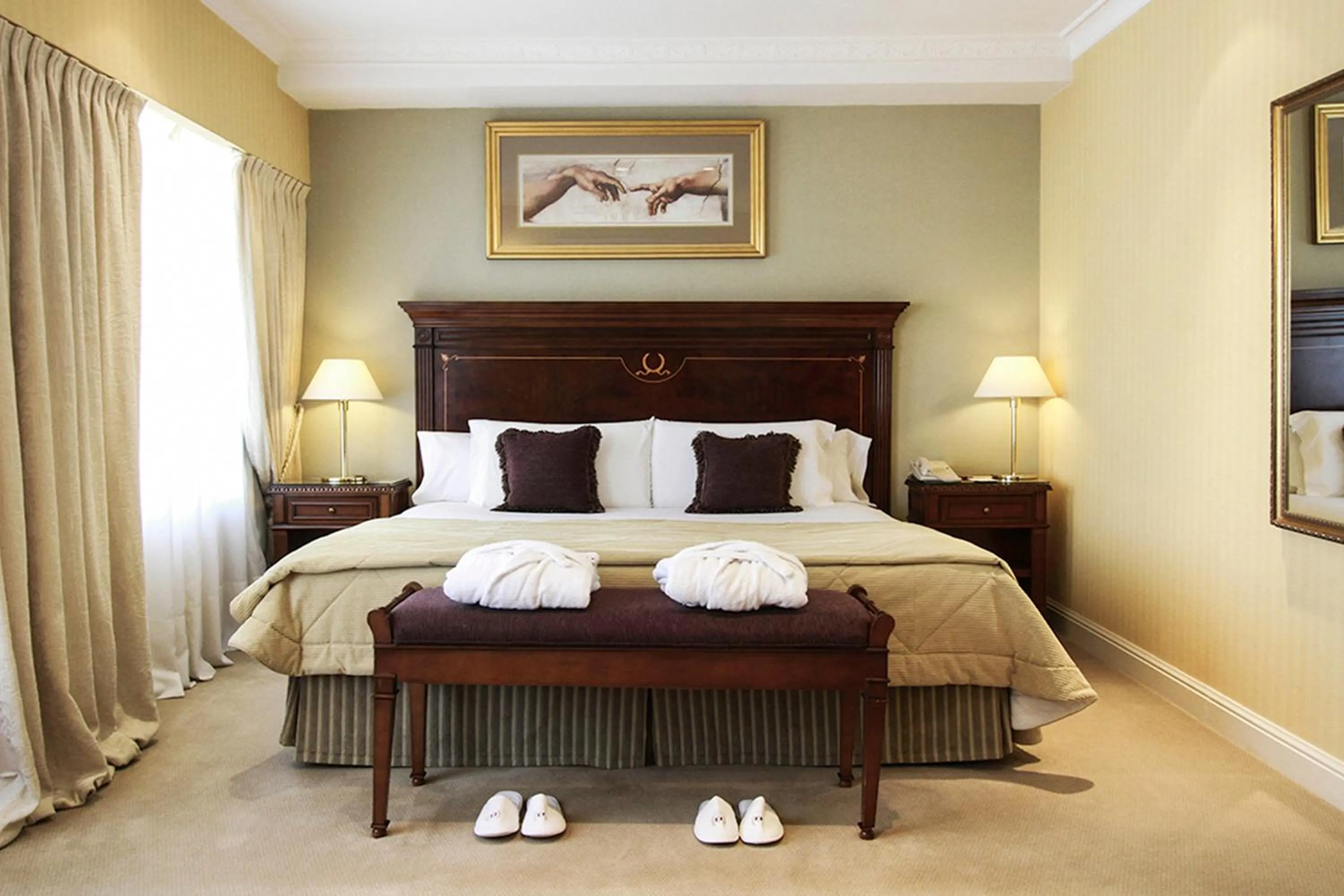 Bed in Emperador Hotel Buenos Aires