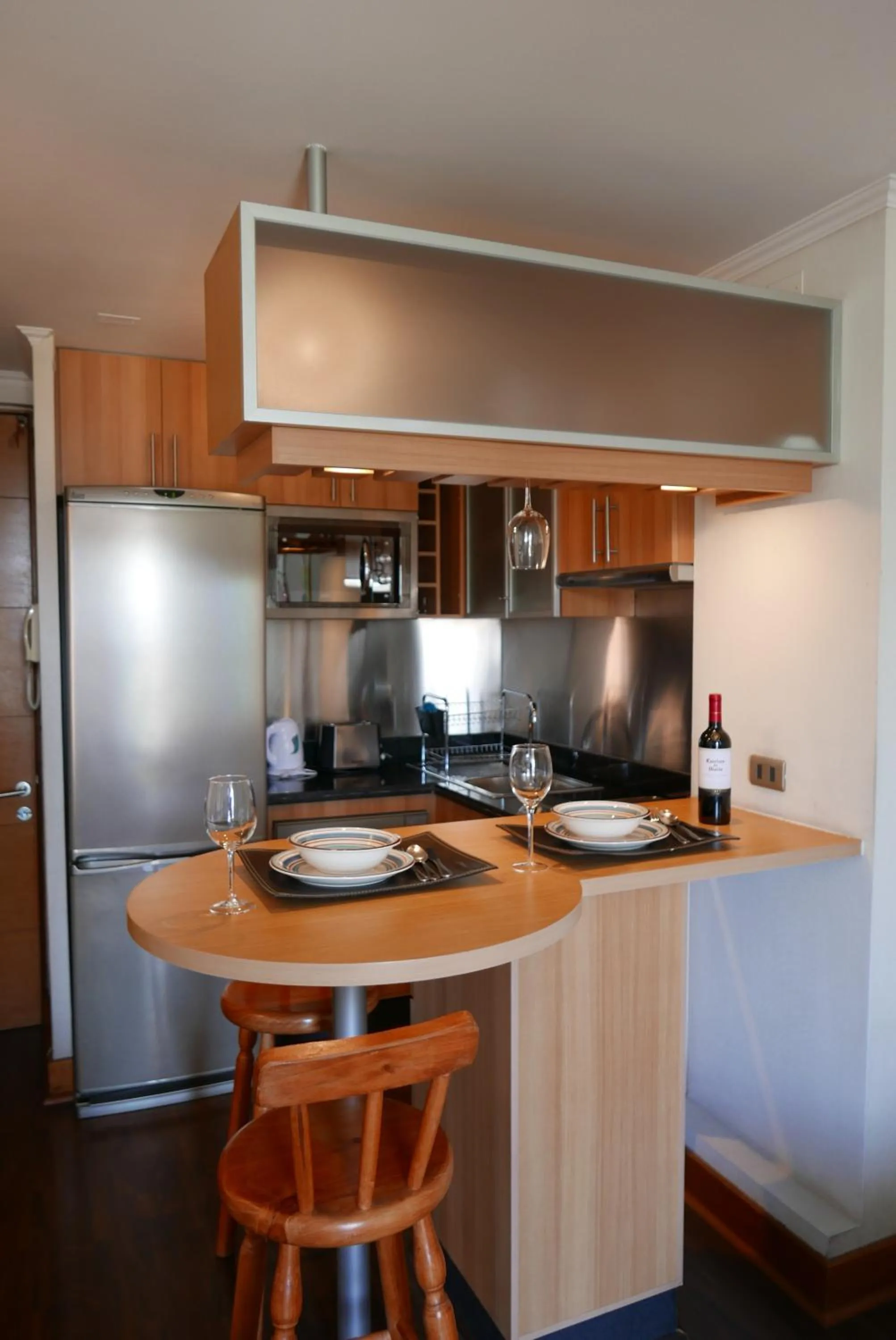 Kitchen or kitchenette in Apartamentos Cordova Savini