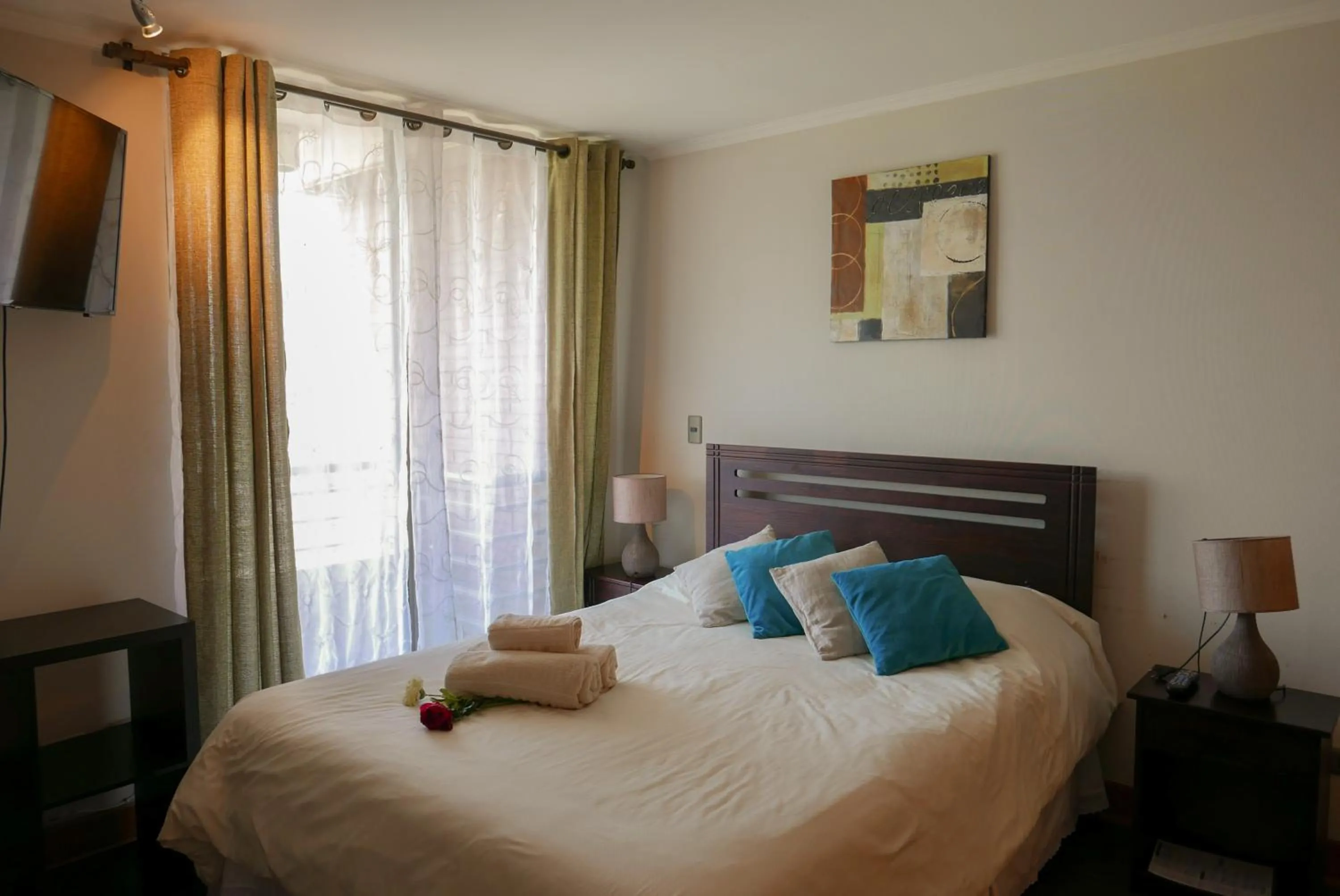 Bedroom, Bed in Apartamentos Cordova Savini