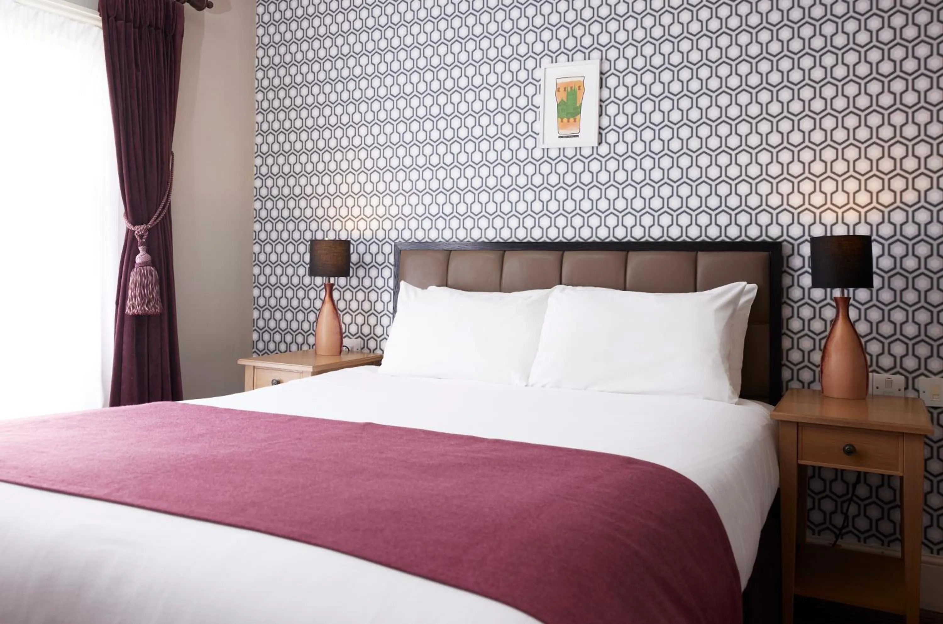 Bedroom, Bed in The Bushel by Greene King Inns