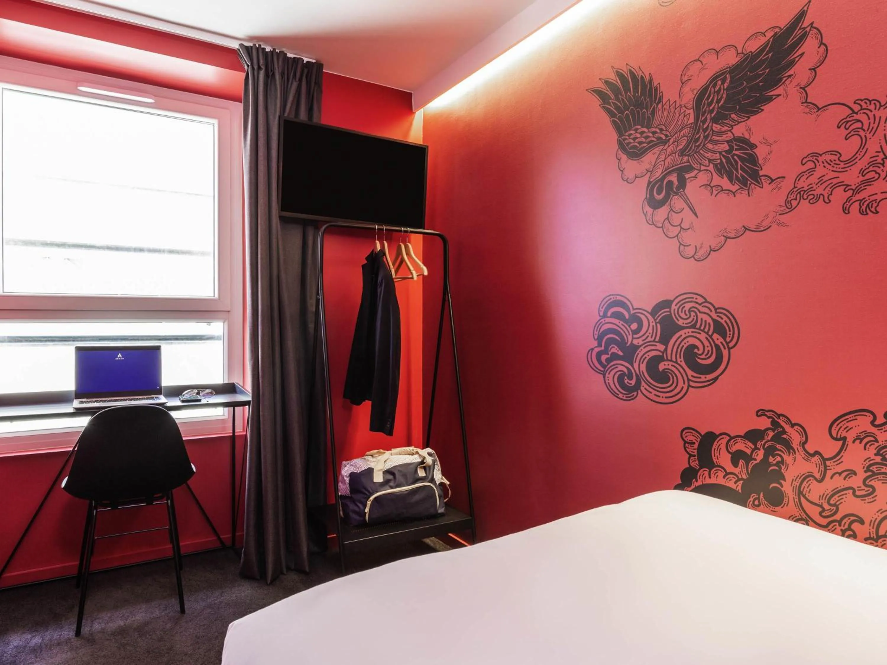 Bedroom, Bed in Ibis Styles Paris Gare de l'Est Magenta