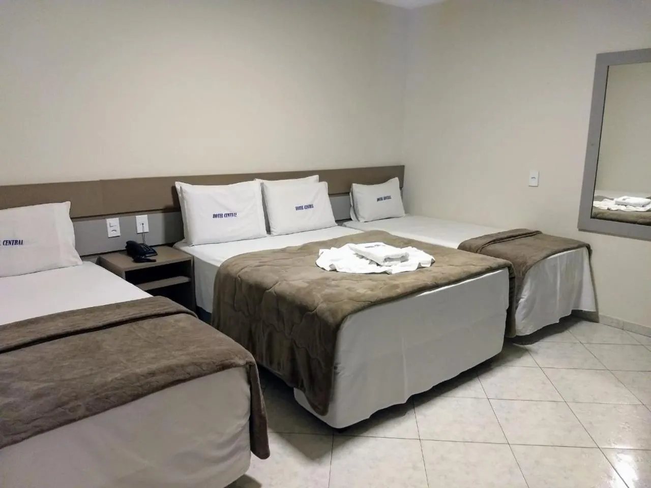 Bed in Hotel Central