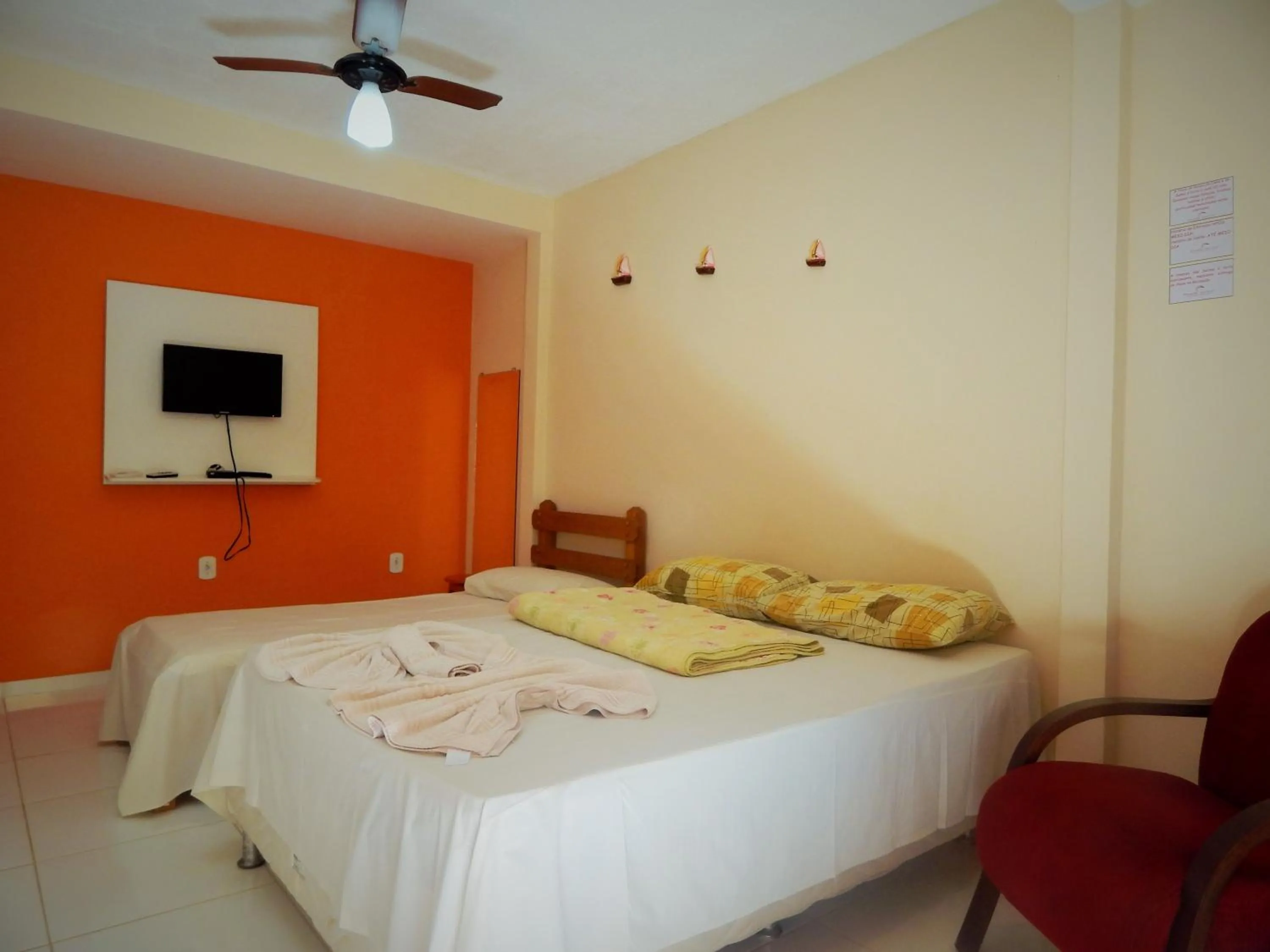 Bed in Pousada Maresias Guriri