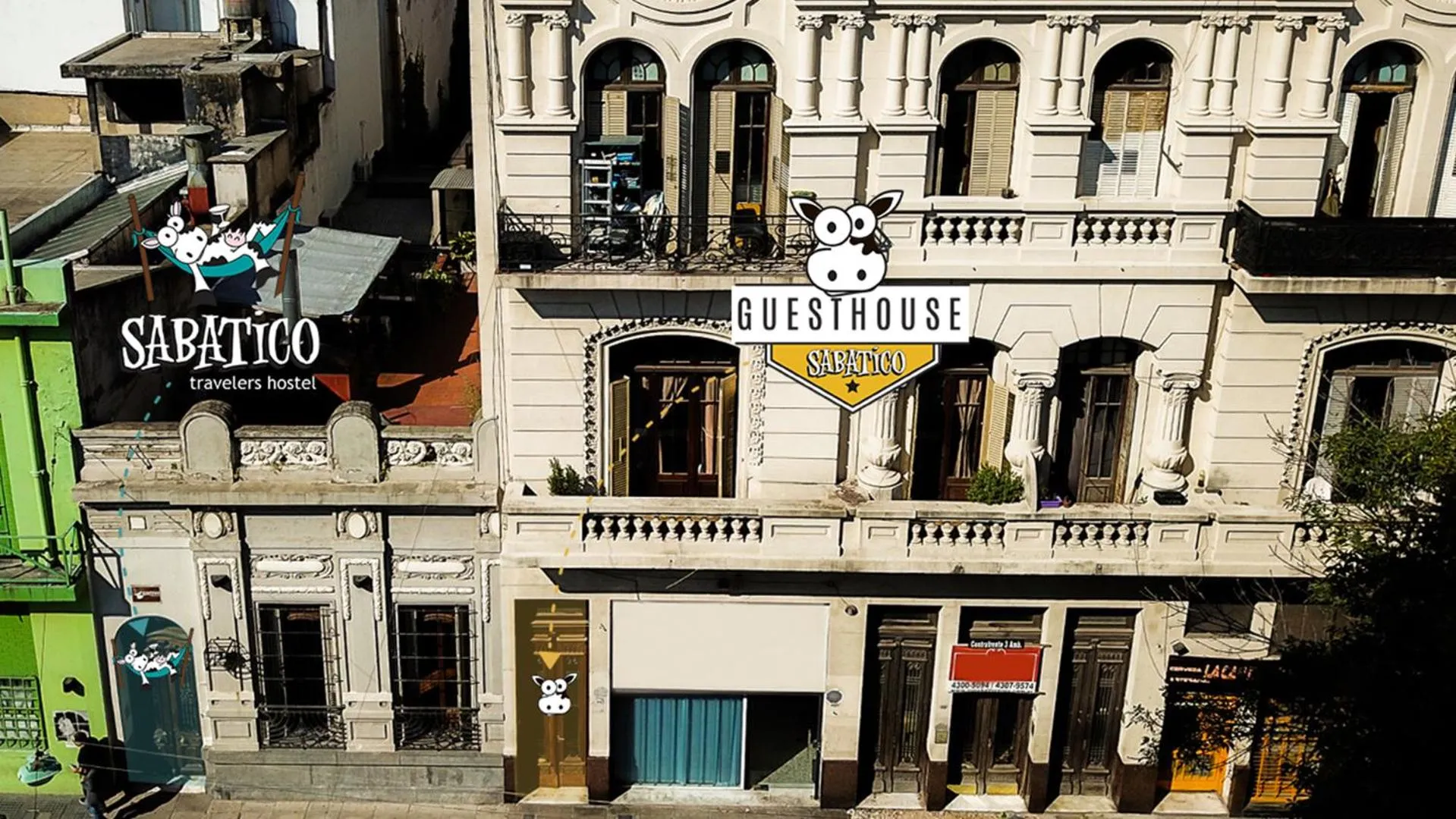 Facade/entrance in Sabatico Travelers Hostel & Guesthouse