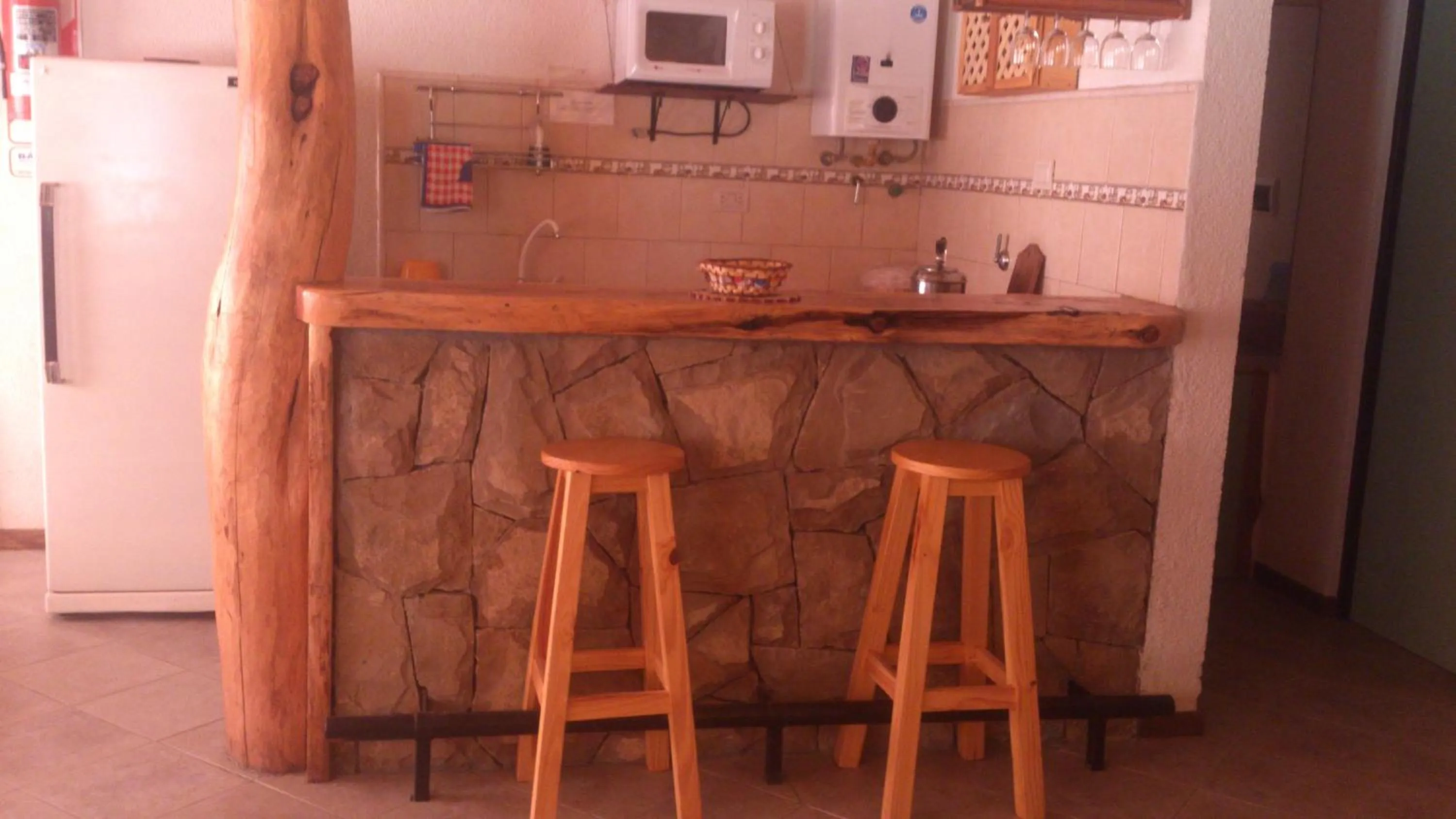 Kitchen or kitchenette in Posada del Angel