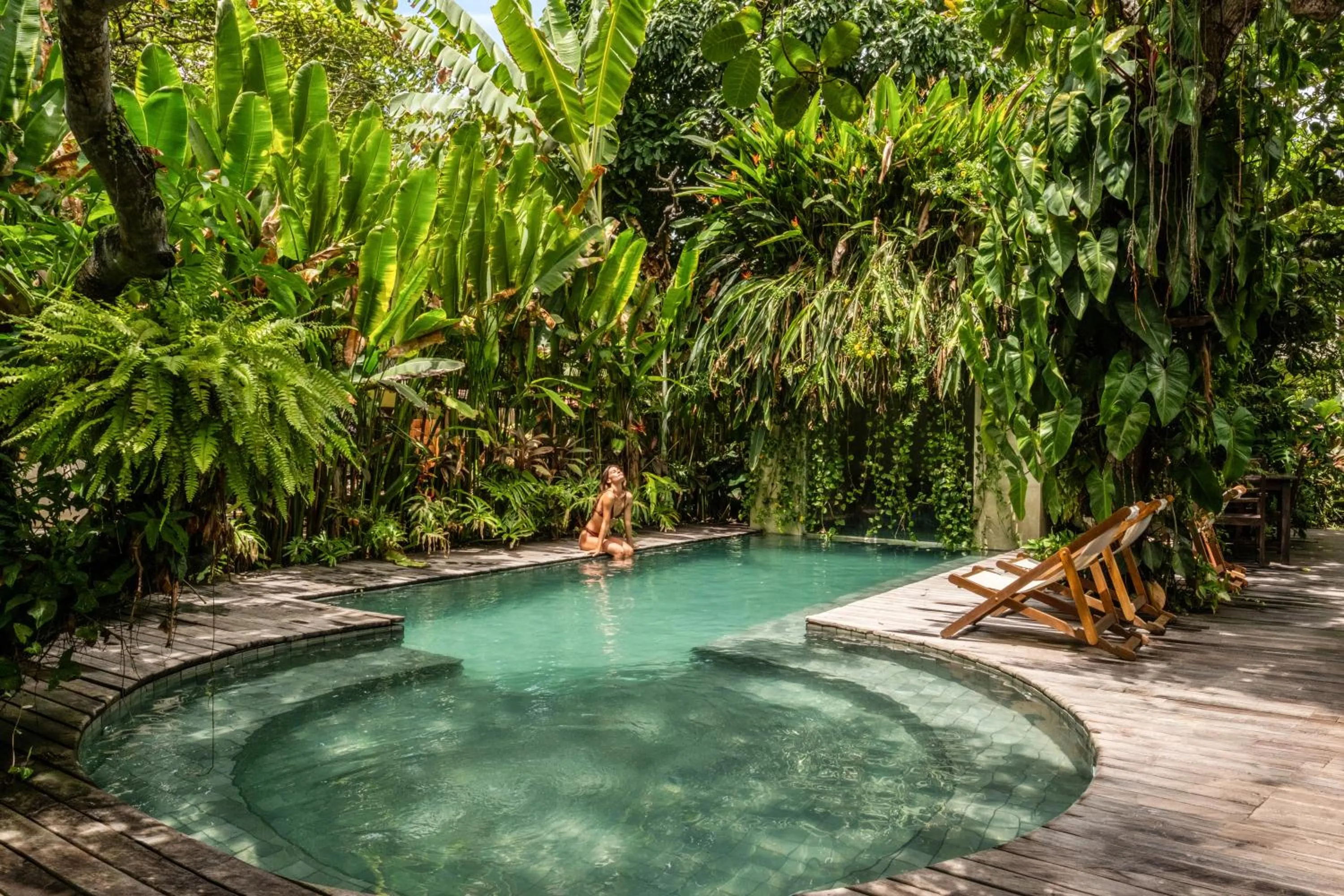 Swimming pool in Pousada Nativa