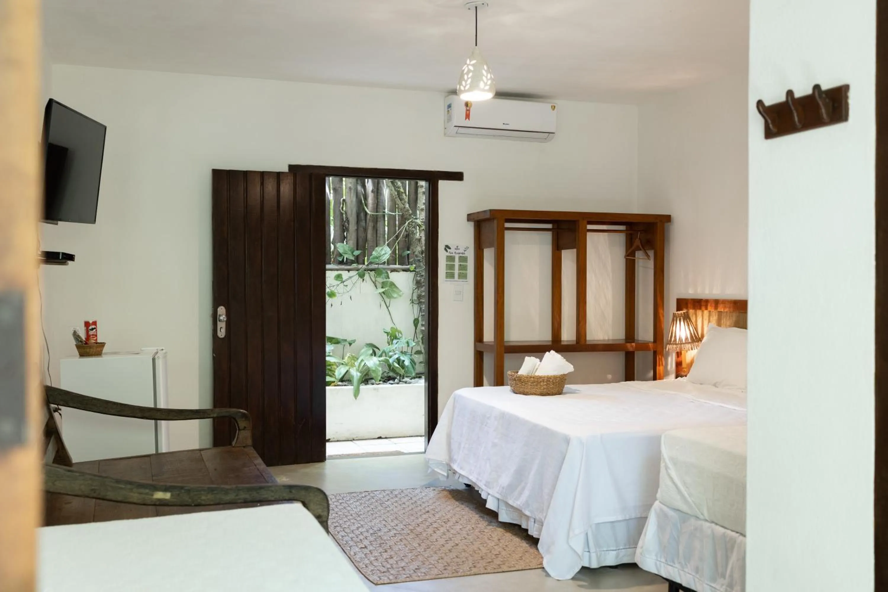 Bed in Pousada Nativa