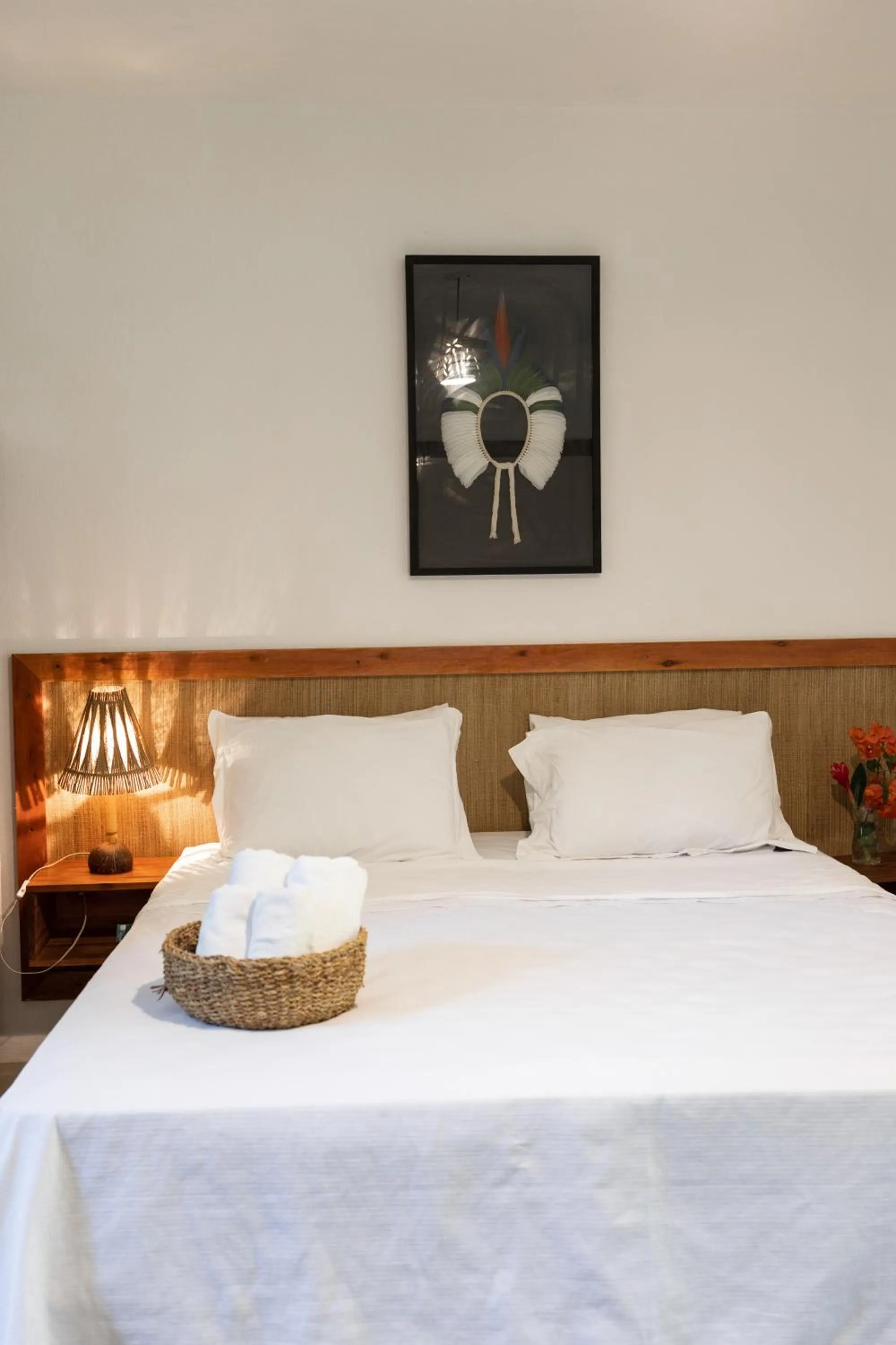 Bed in Pousada Nativa