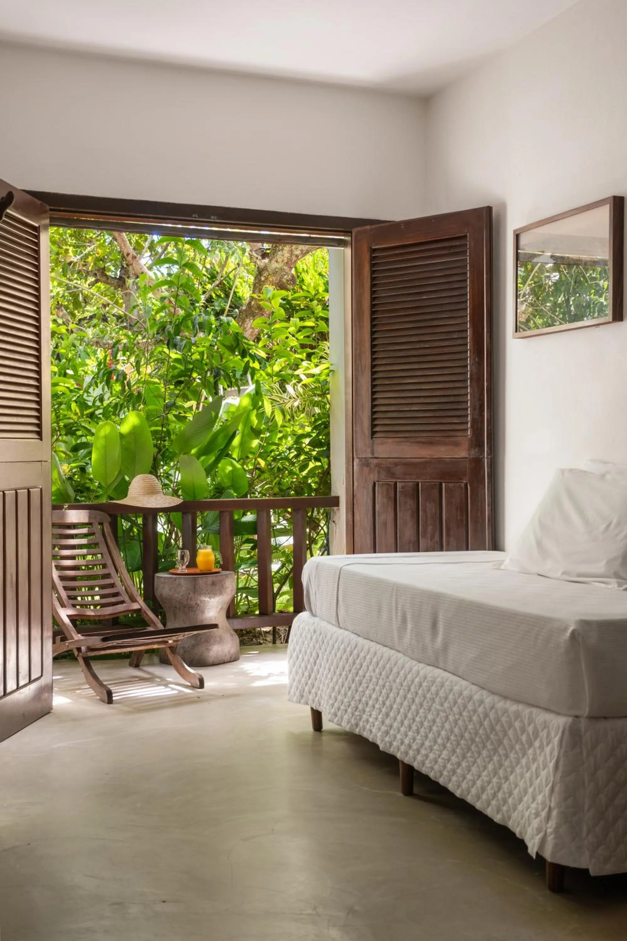 Patio, Bed in Pousada Nativa