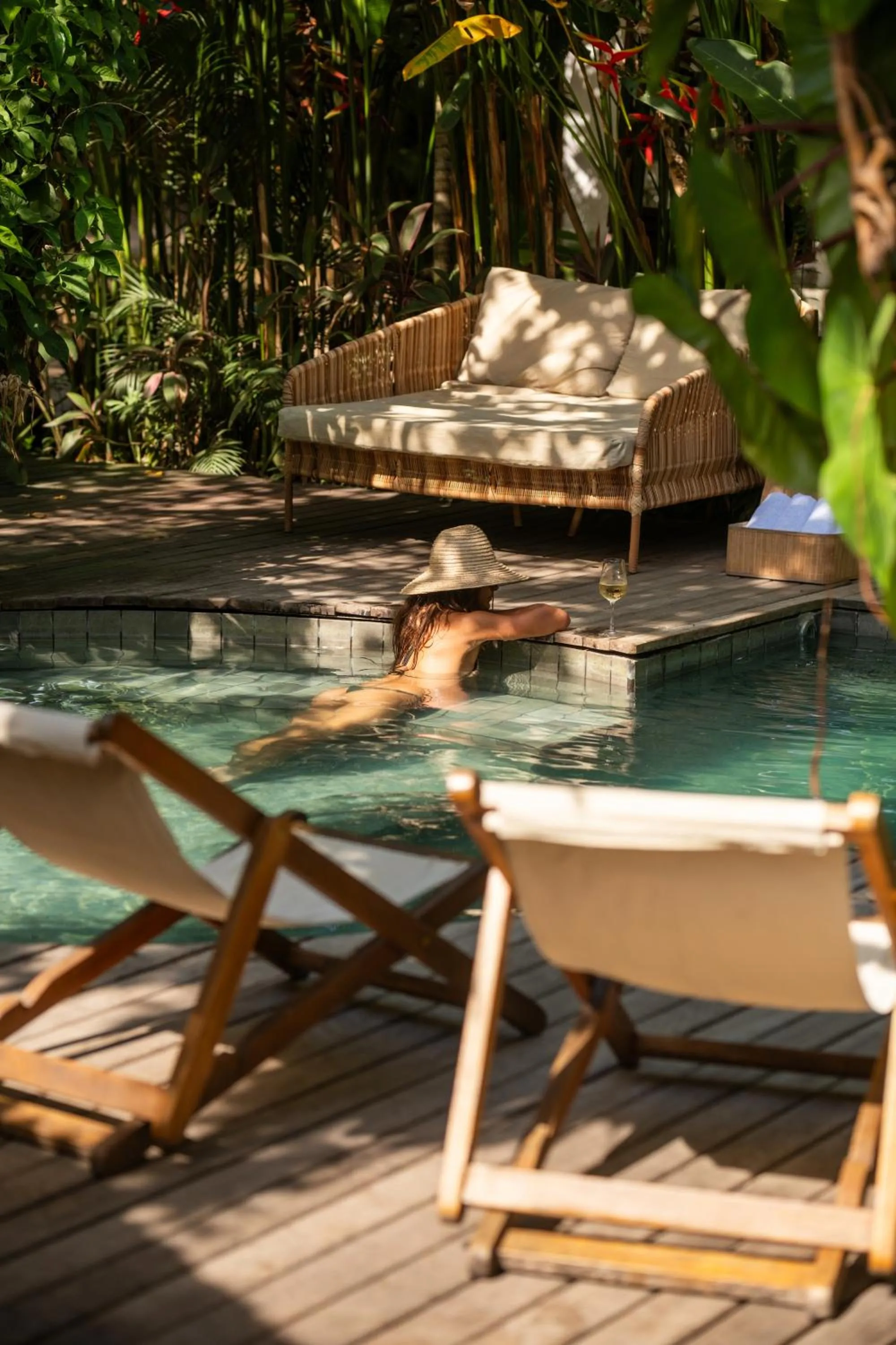 Swimming pool in Pousada Nativa