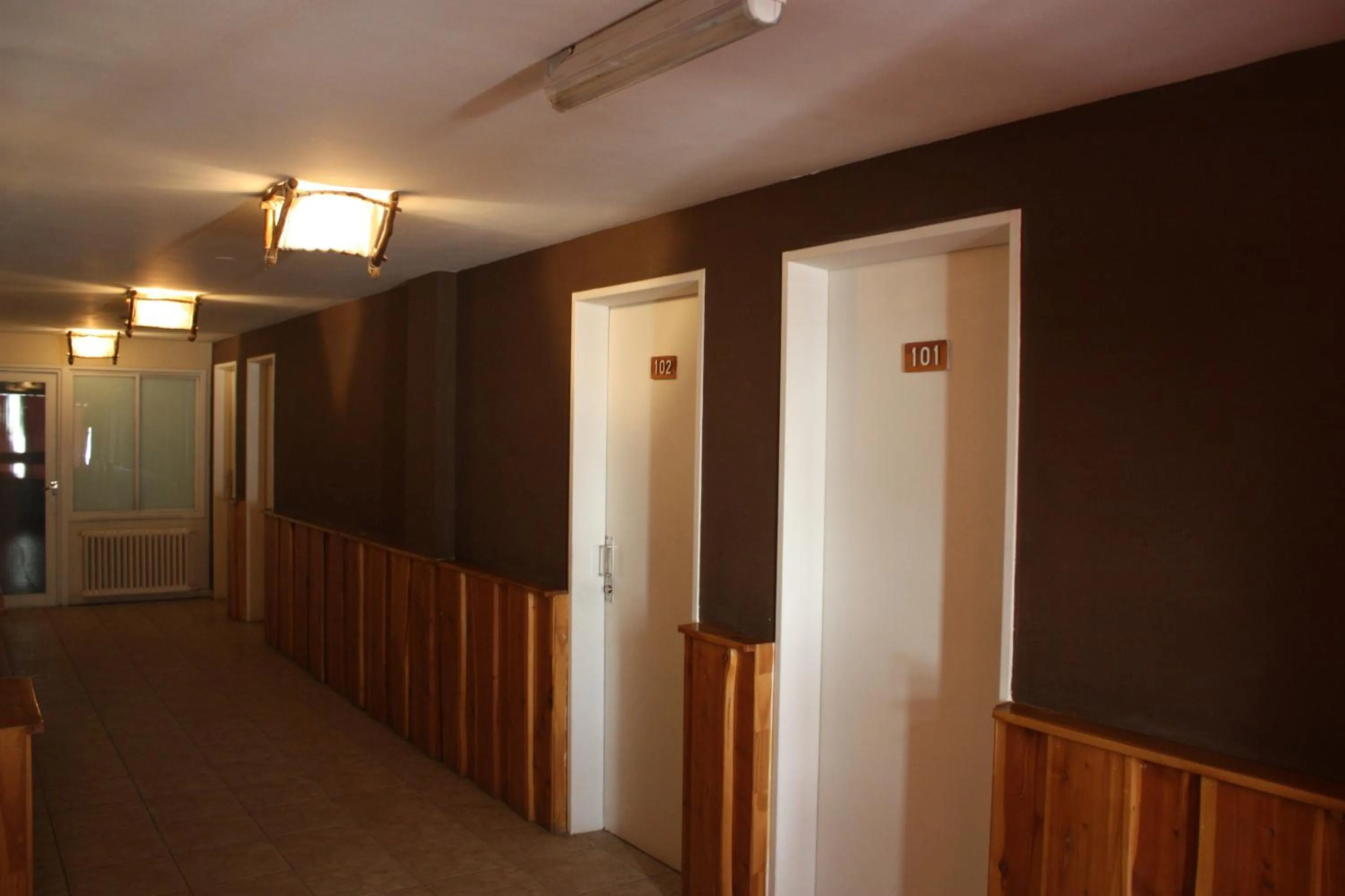 Decorative detail in Marcopolo Inn Hostel Bariloche