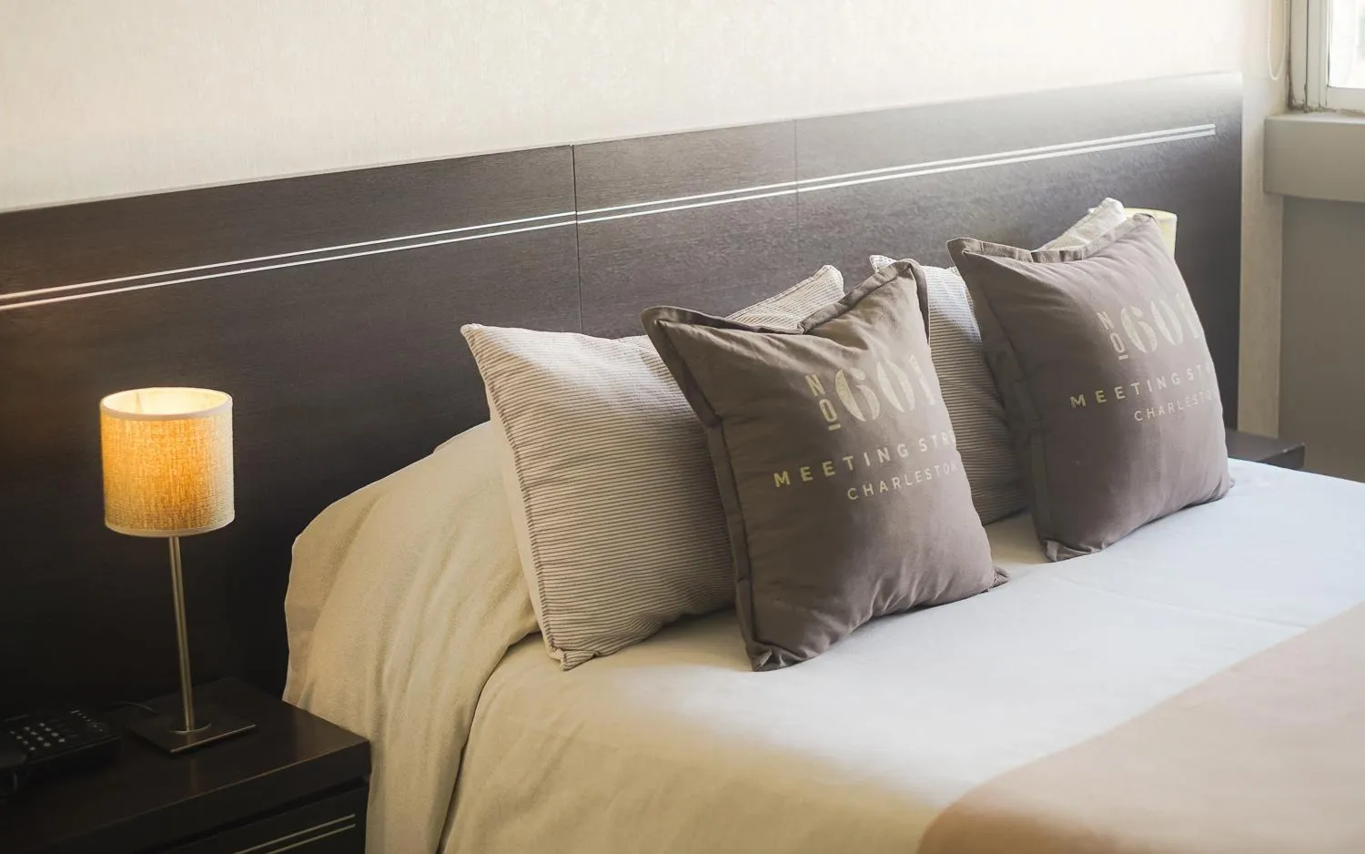 Bed in Sarum Hotel Design