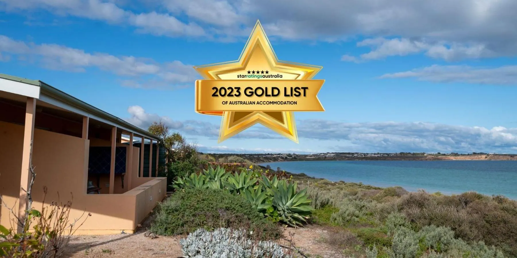 Logo/Certificate/Sign in Ceduna Shelly Beach Caravan Park