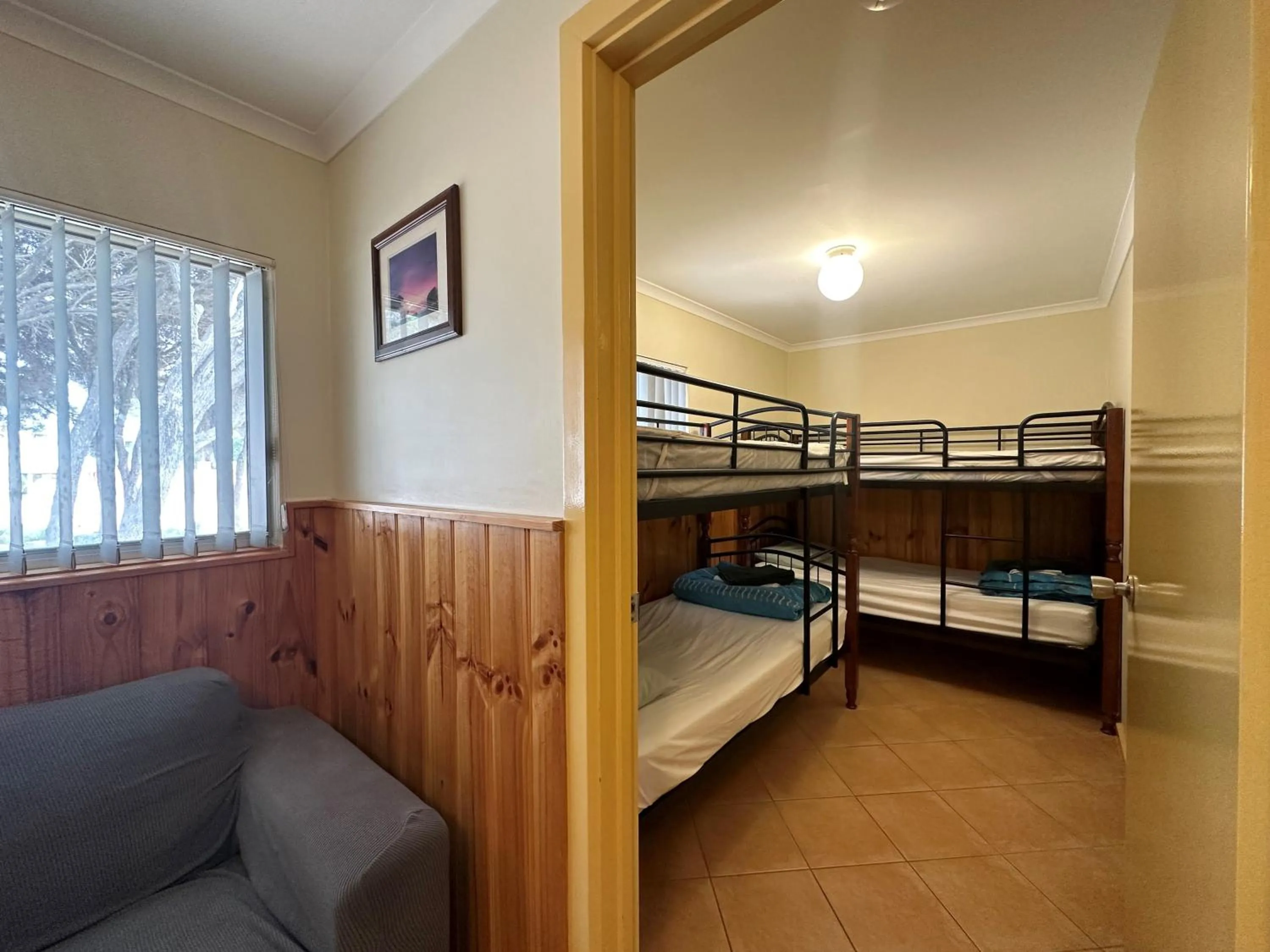 Bed in Ceduna Shelly Beach Caravan Park