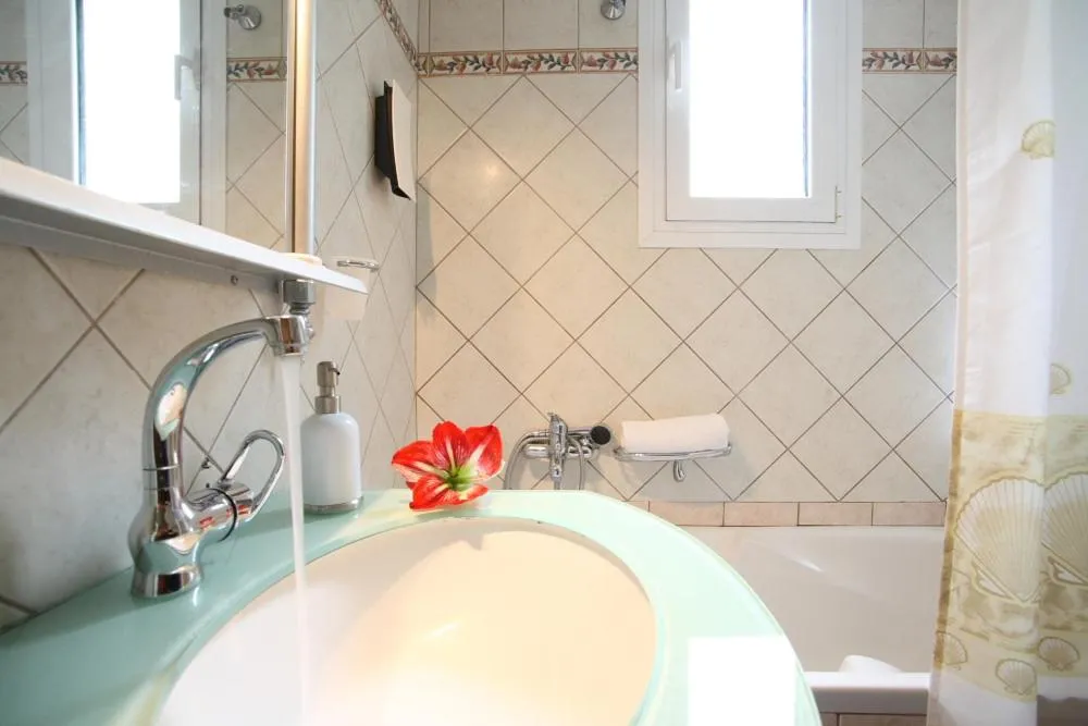 Bathroom in Evridiki's Villas