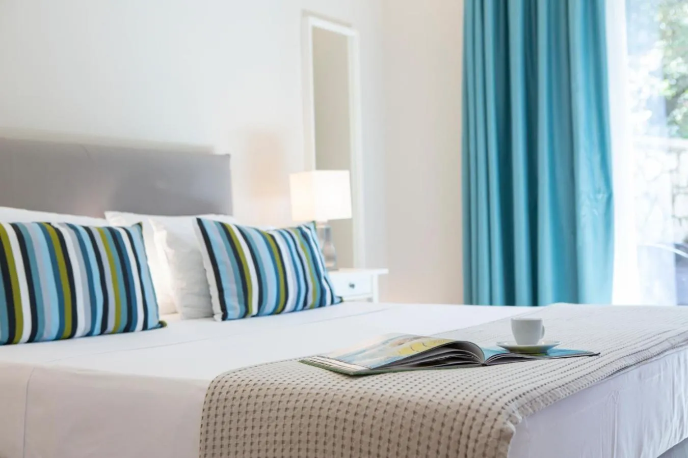 Bed in Evridiki's Villas