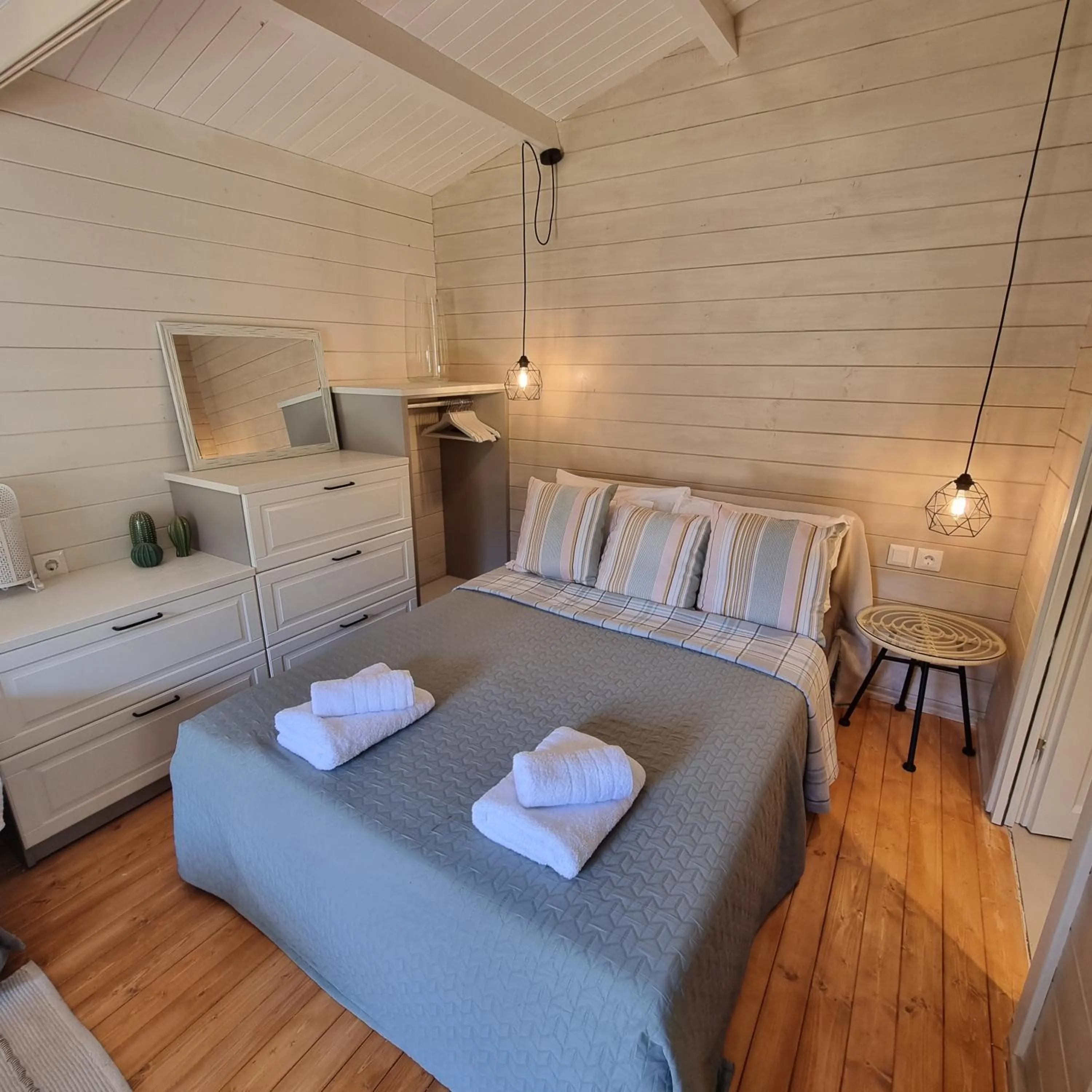 Bed in Evridiki's Villas