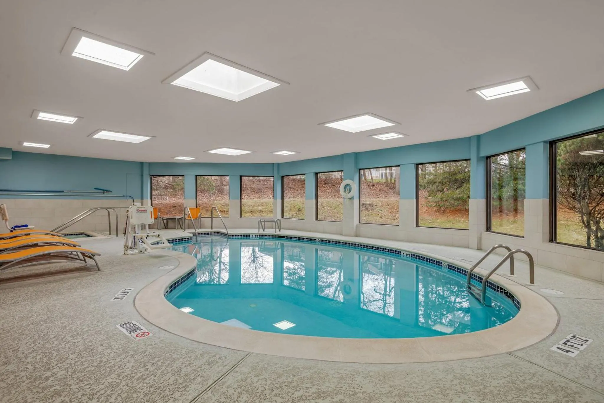 Swimming pool in Holiday Inn Express Hershey-Harrisburg Area by IHG