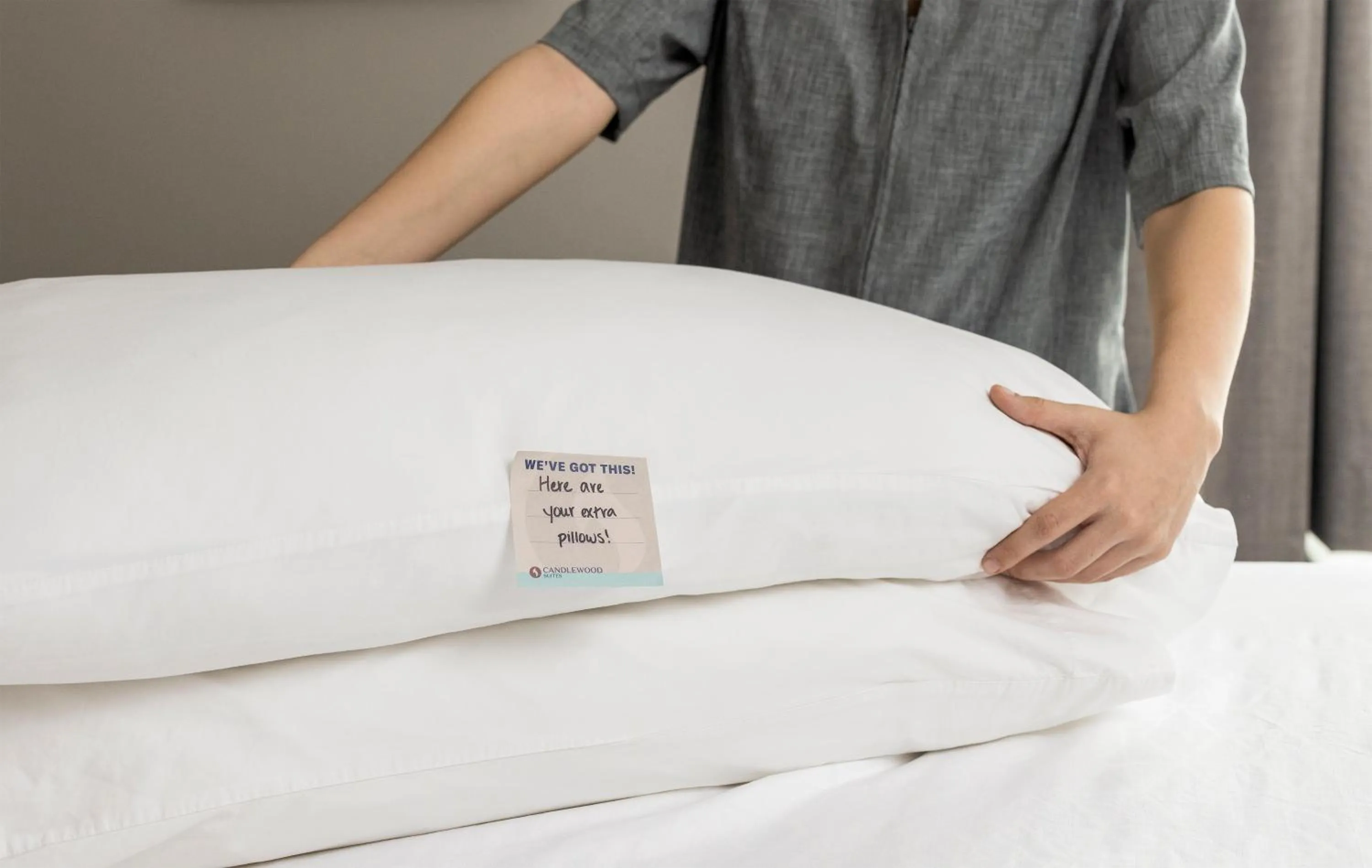 Bed in Candlewood Suites Junction City - Ft. Riley by IHG