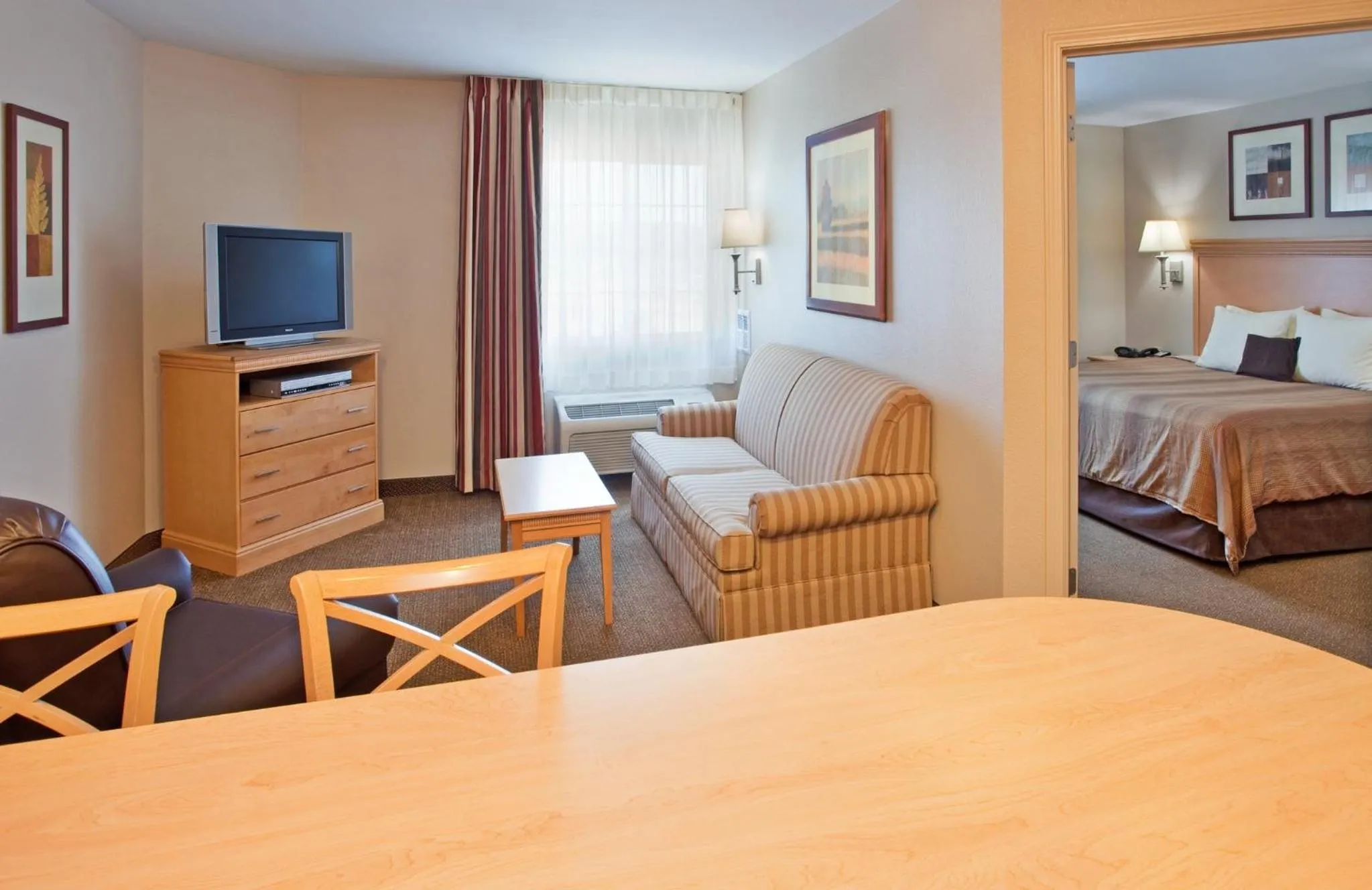 Photo of the whole room, Bed in Candlewood Suites Junction City - Ft. Riley by IHG