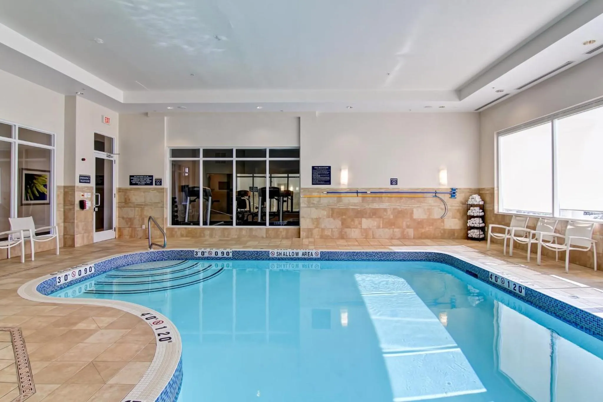 Swimming pool in Holiday Inn Express Hotel & Suites Toronto - Markham by IHG