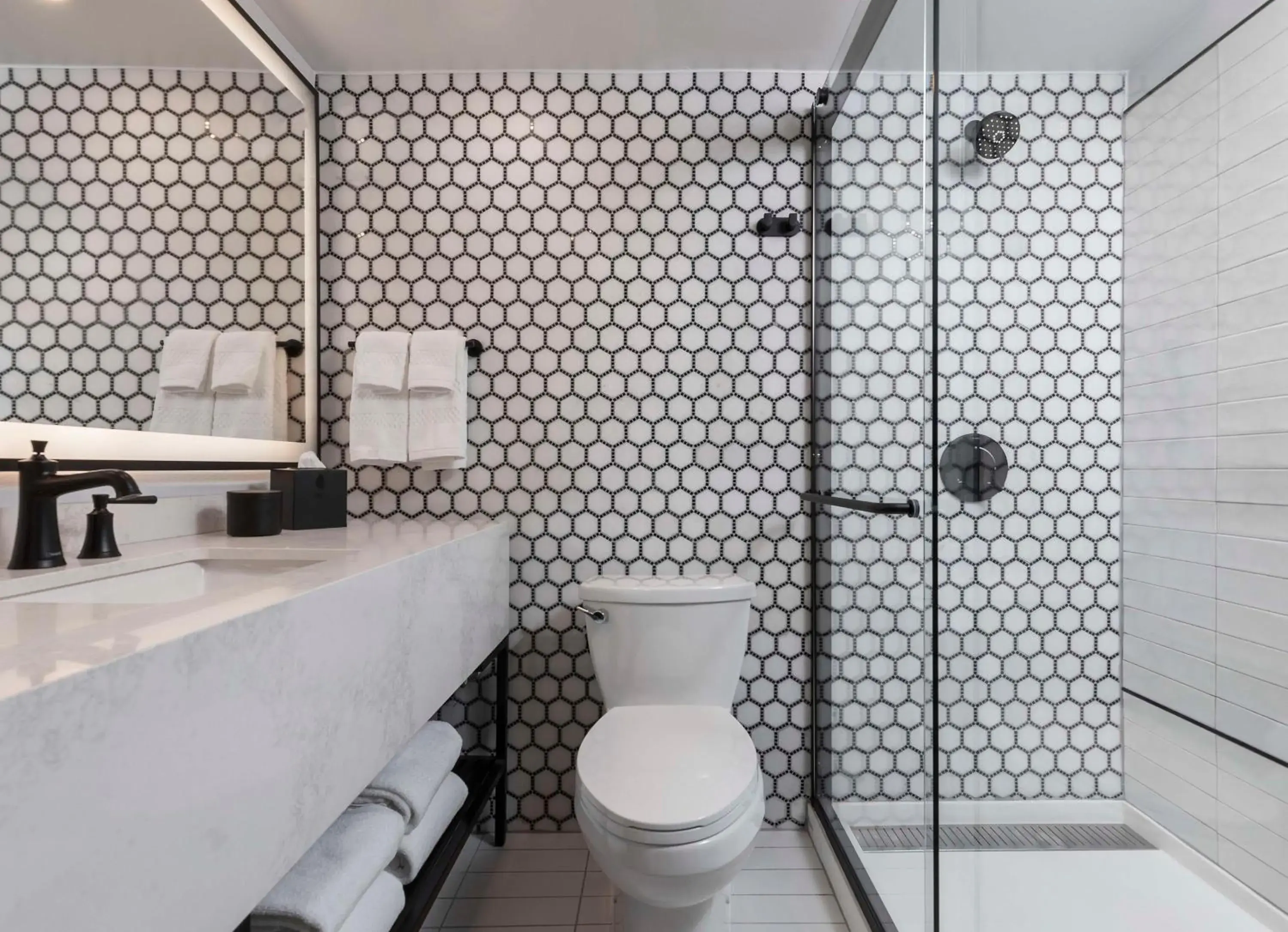 Bathroom in Mills House Charleston, Curio Collection by Hilton Bathroom in Mills House Charleston, Curio Collection by Hilton