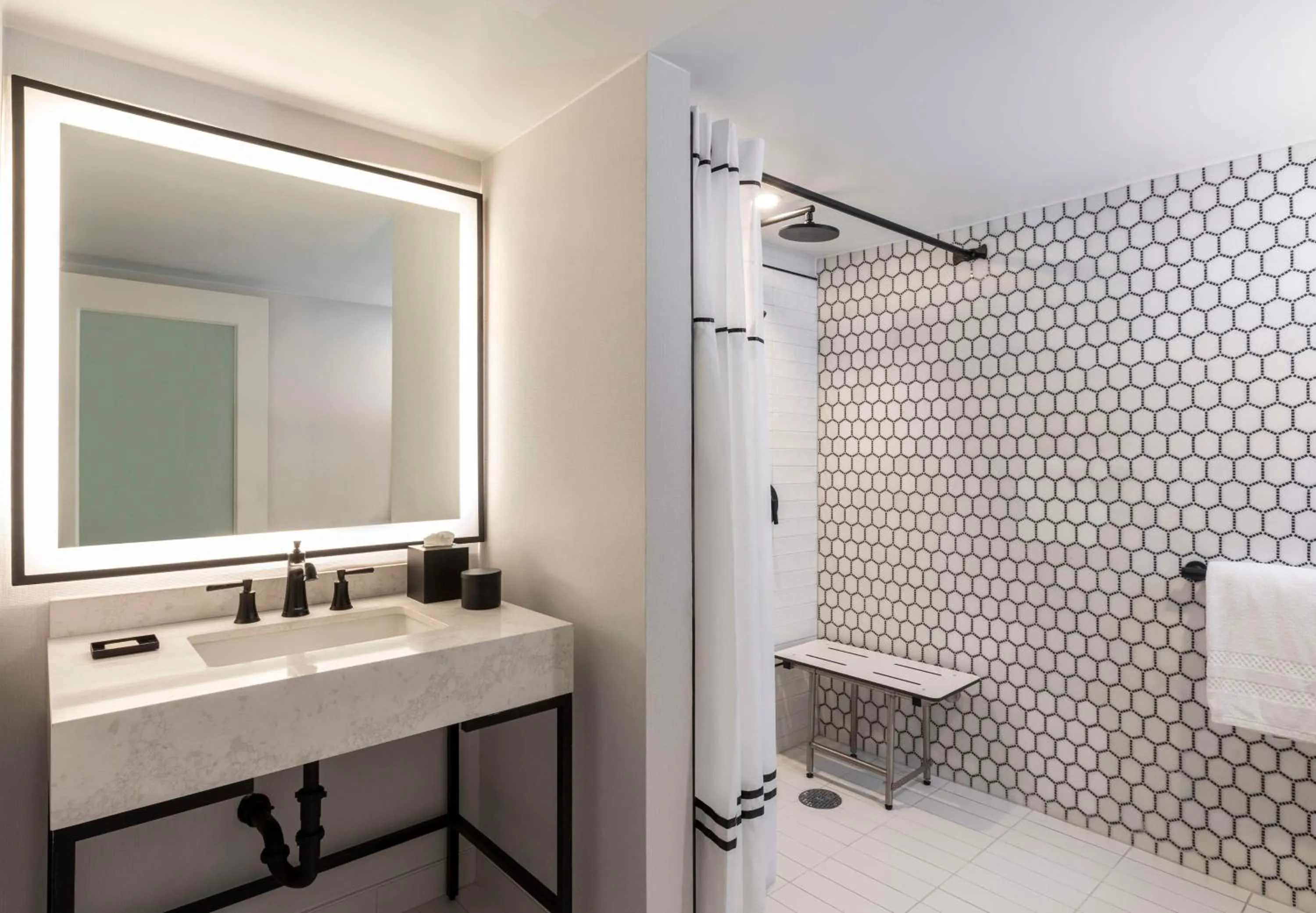 Bathroom in Mills House Charleston, Curio Collection by Hilton