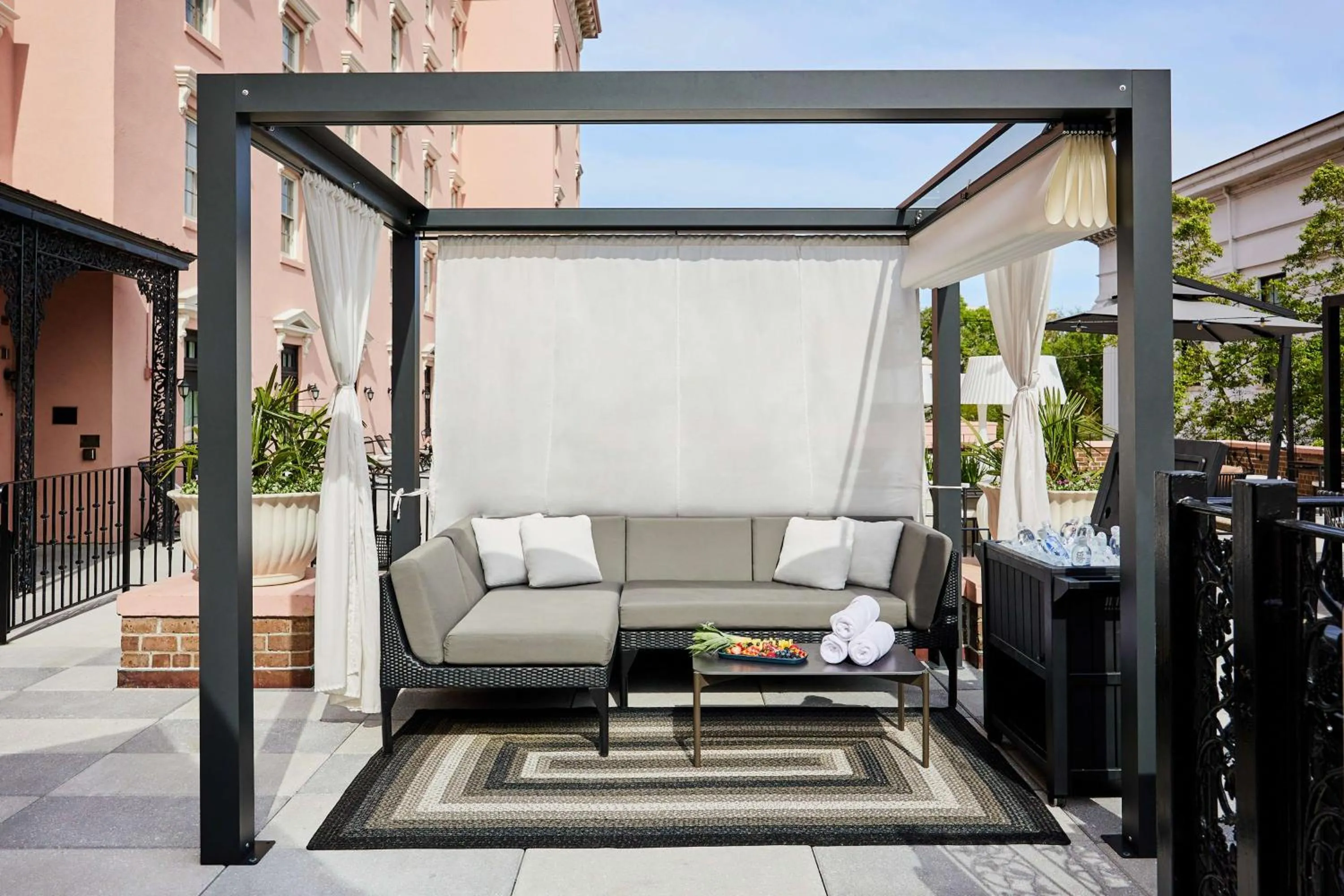 Patio in Mills House Charleston, Curio Collection by Hilton