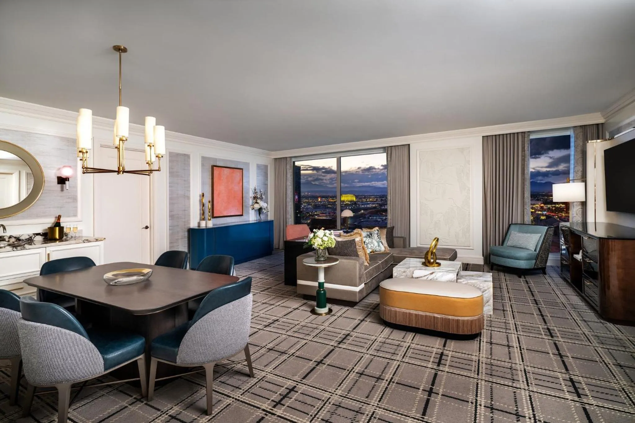 Photo of the whole room in Bellagio