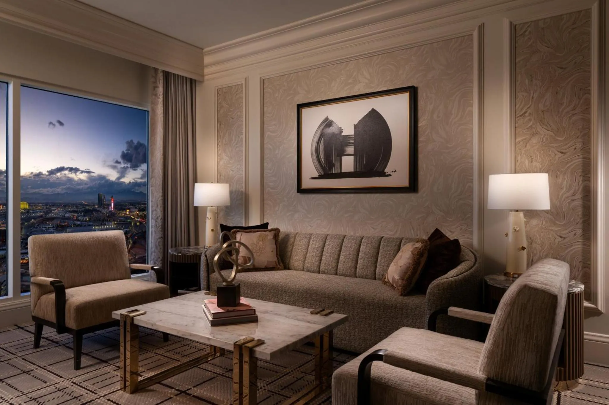 Photo of the whole room in Bellagio