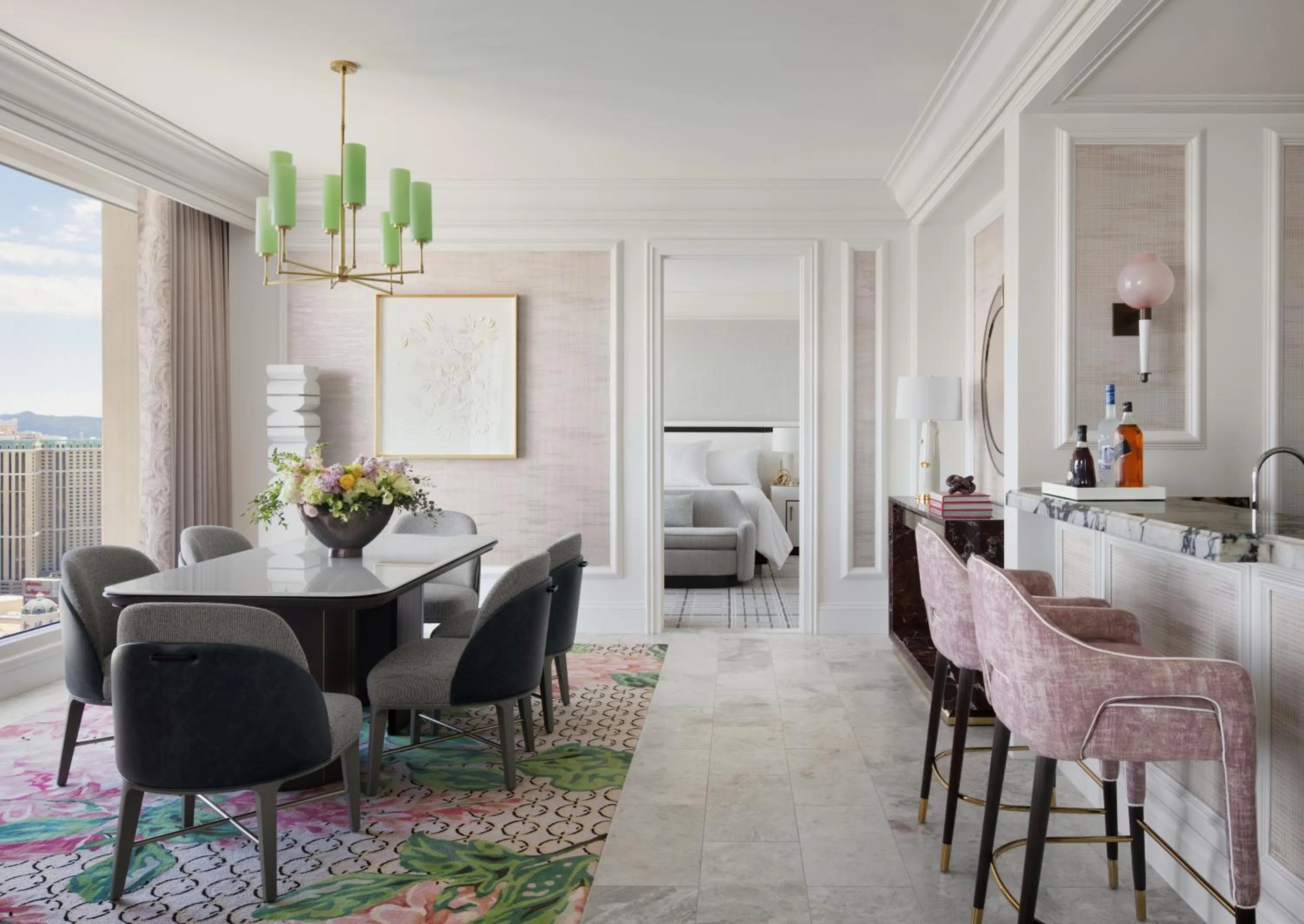 Dining area in Bellagio