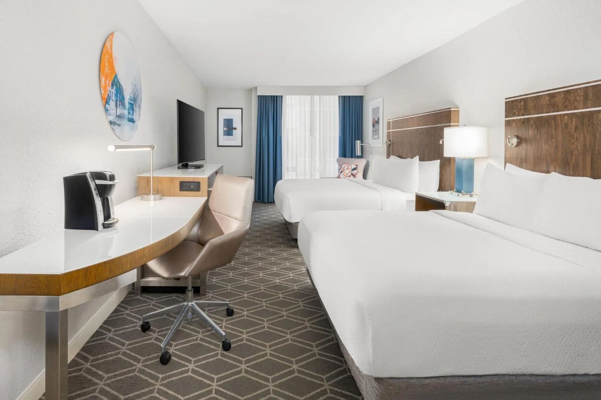 Photo of the whole room, Bed in Crowne Plaza Jacksonville Airport I-95N by IHG