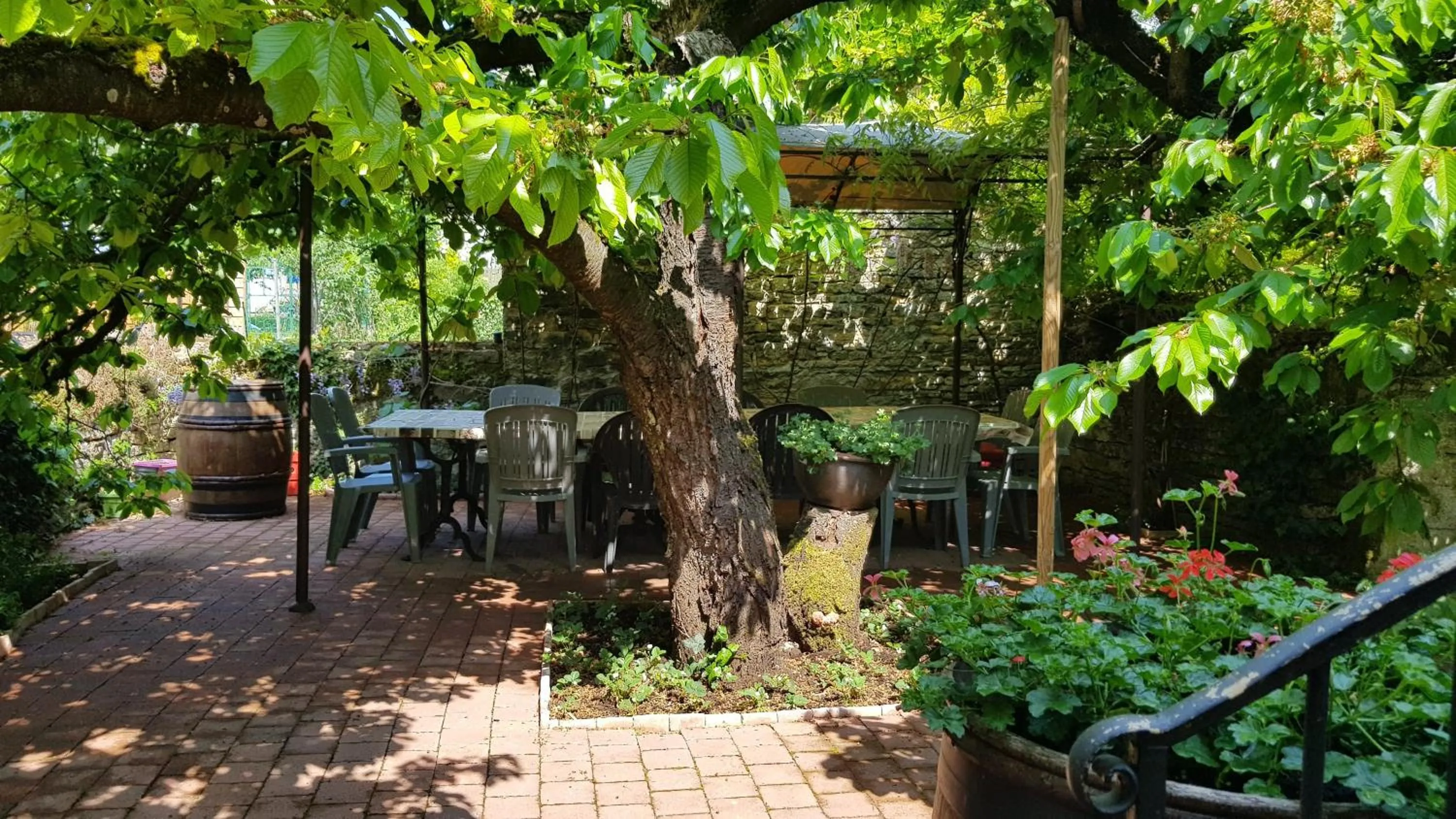Patio in Chez Laurence