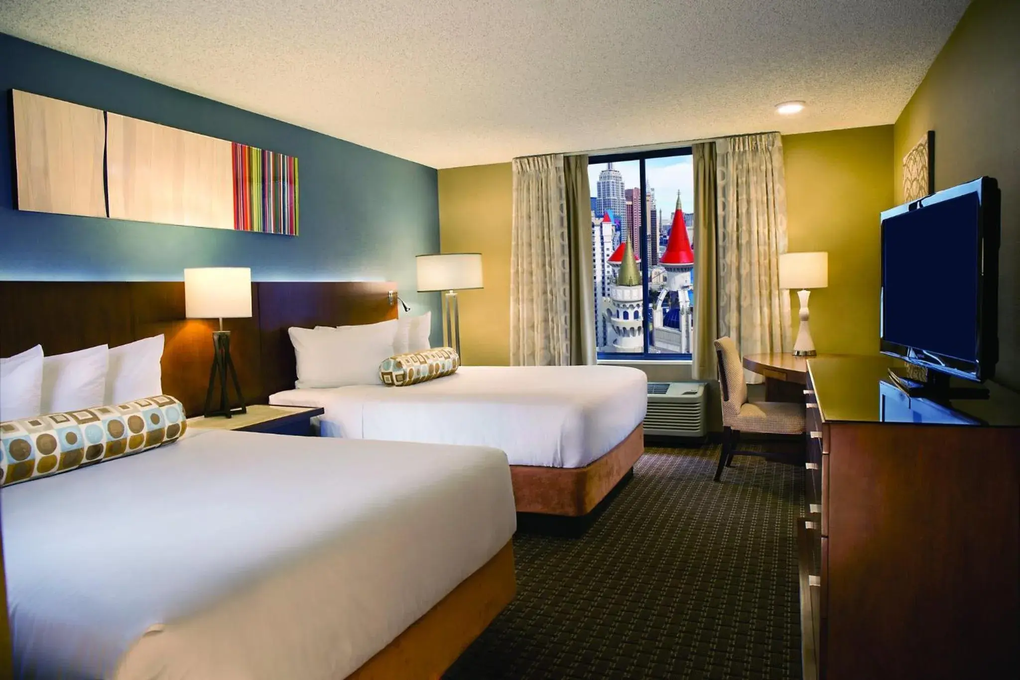 Royal Tower Two Queen Room in Excalibur Royal Tower Two Queen Room in Excalibur