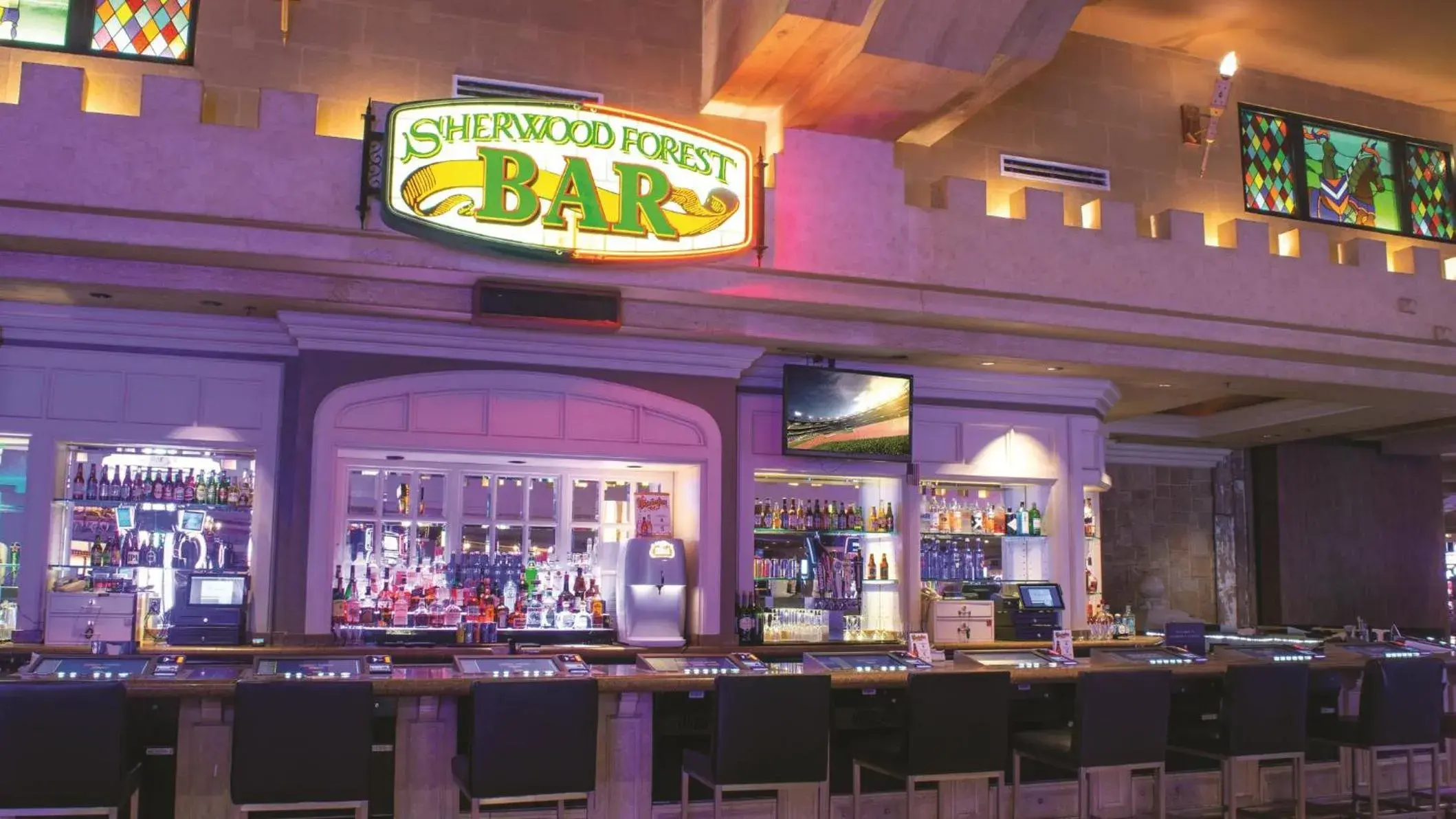 Lounge or bar in Excalibur Lounge or bar in Excalibur