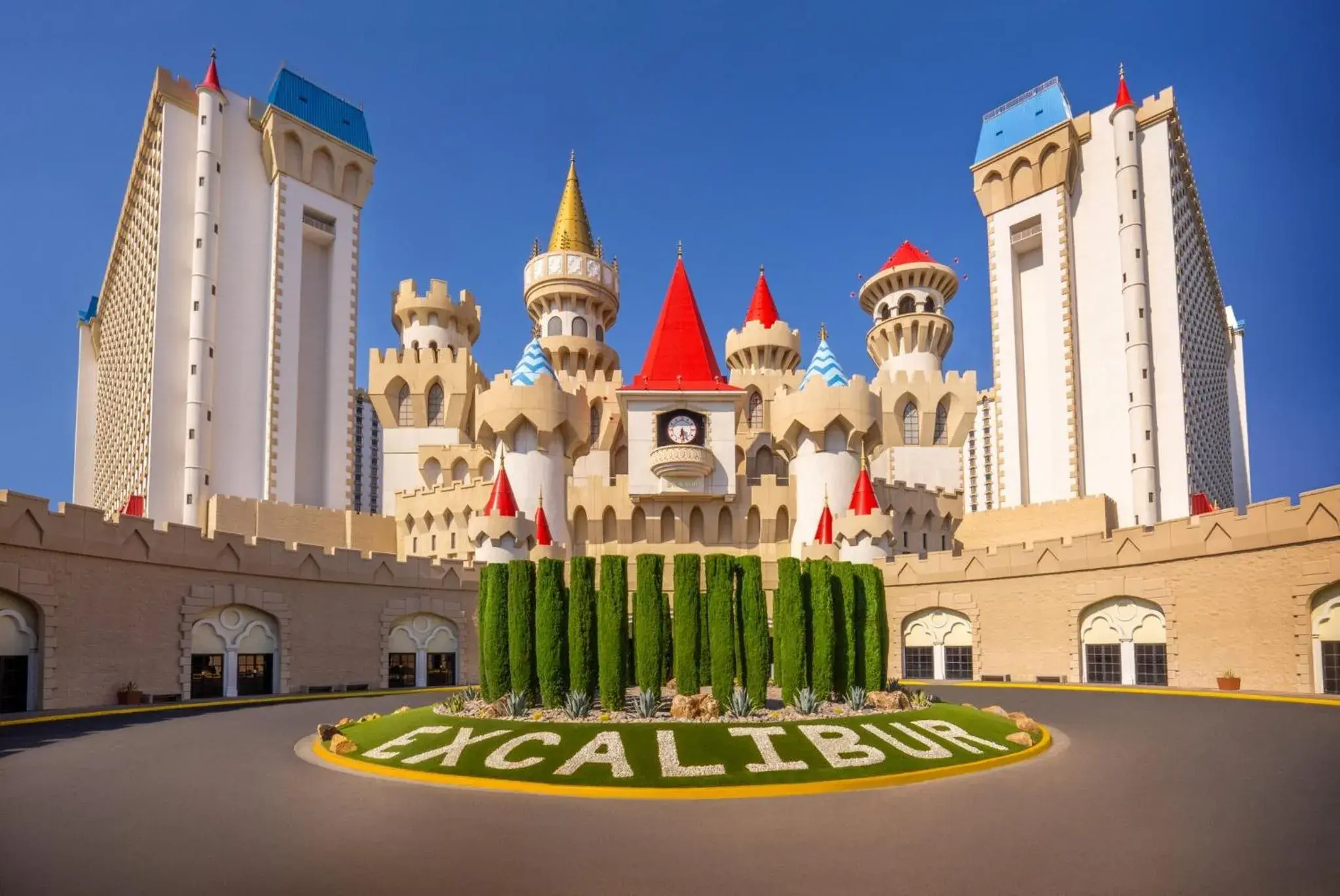 Facade/entrance in Excalibur Facade/entrance in Excalibur