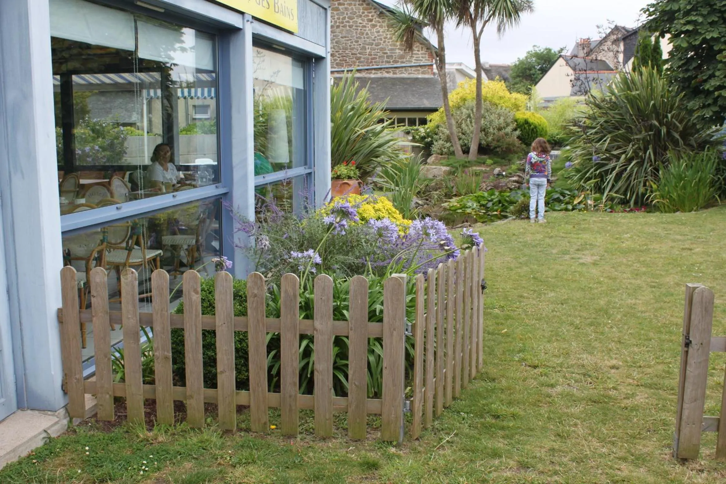 Garden view in Hotel Des Bains