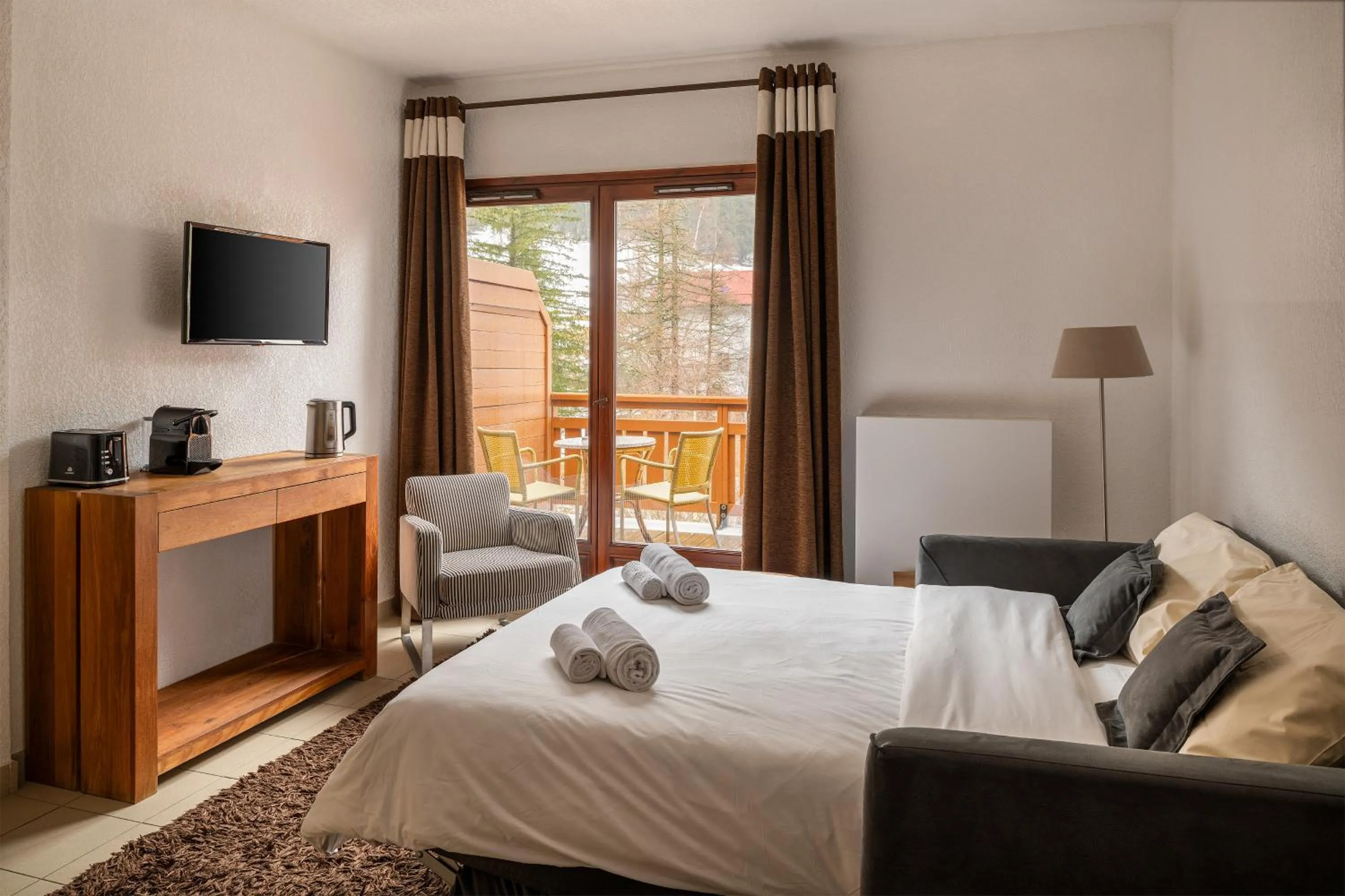 Bed in Dormio Resort Les Portes du Mont Blanc