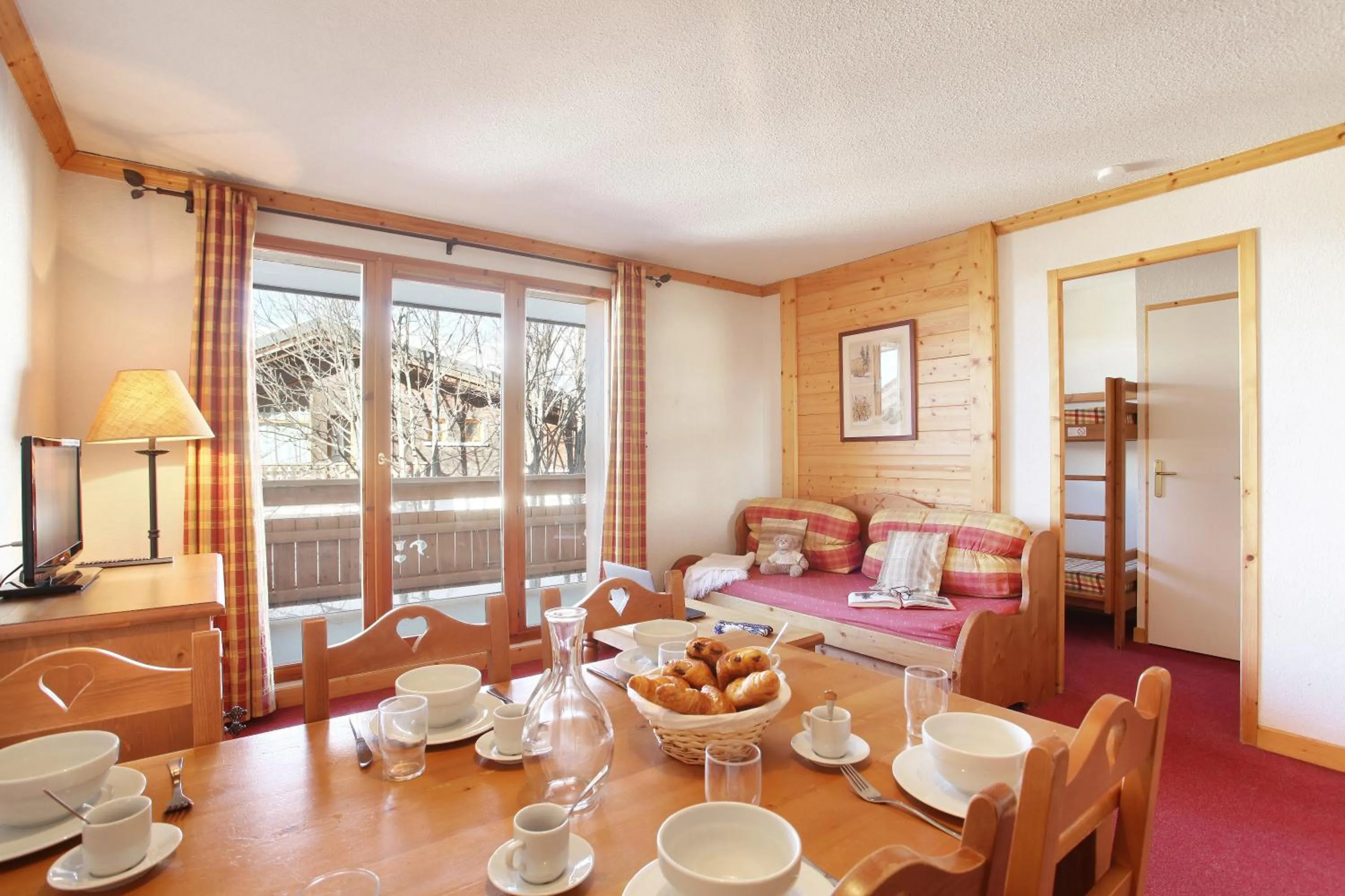 Seating area in Résidence Odalys Le Village